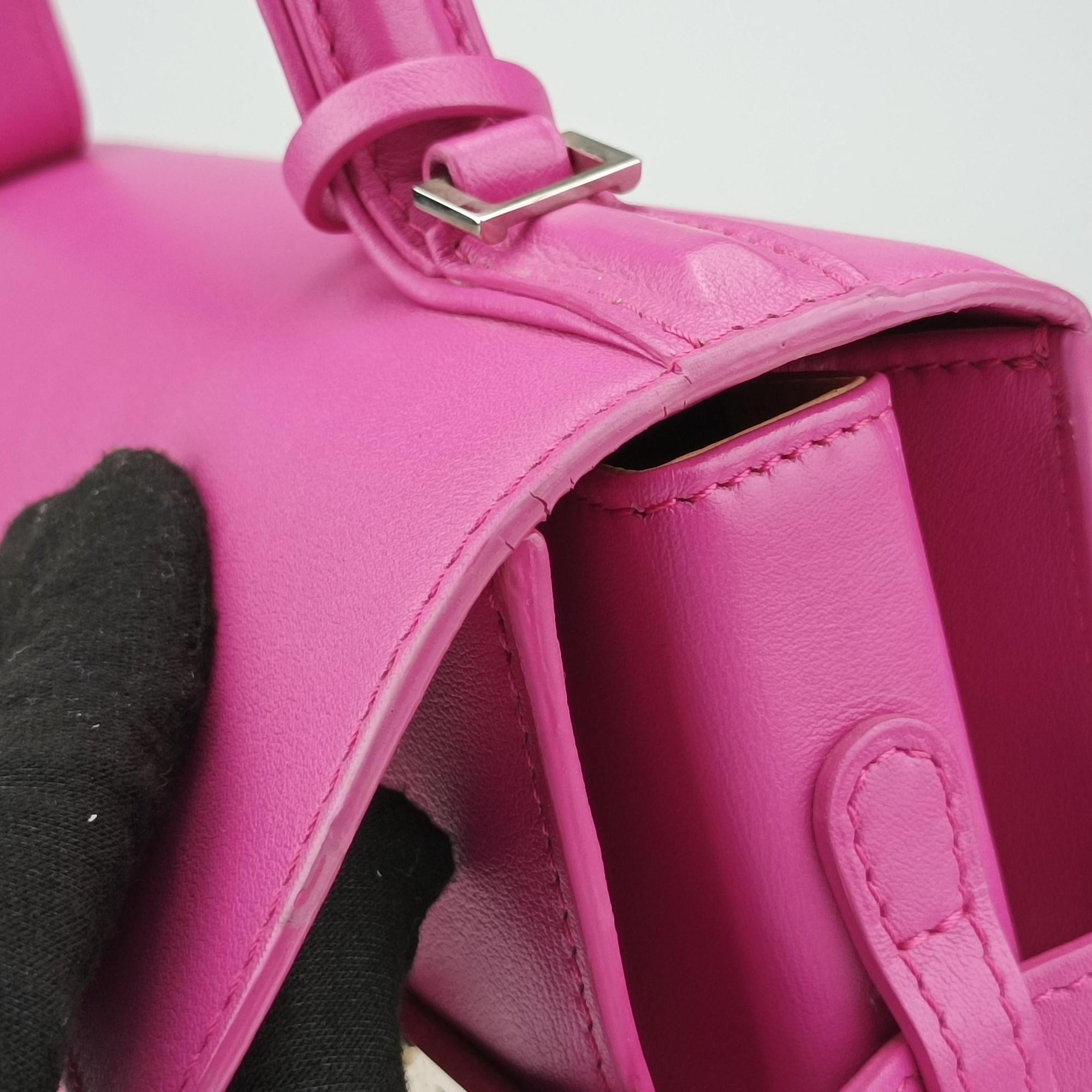 Pre-owned Delvaux Tempete Pink leather  shoulderbag | stylenewstar