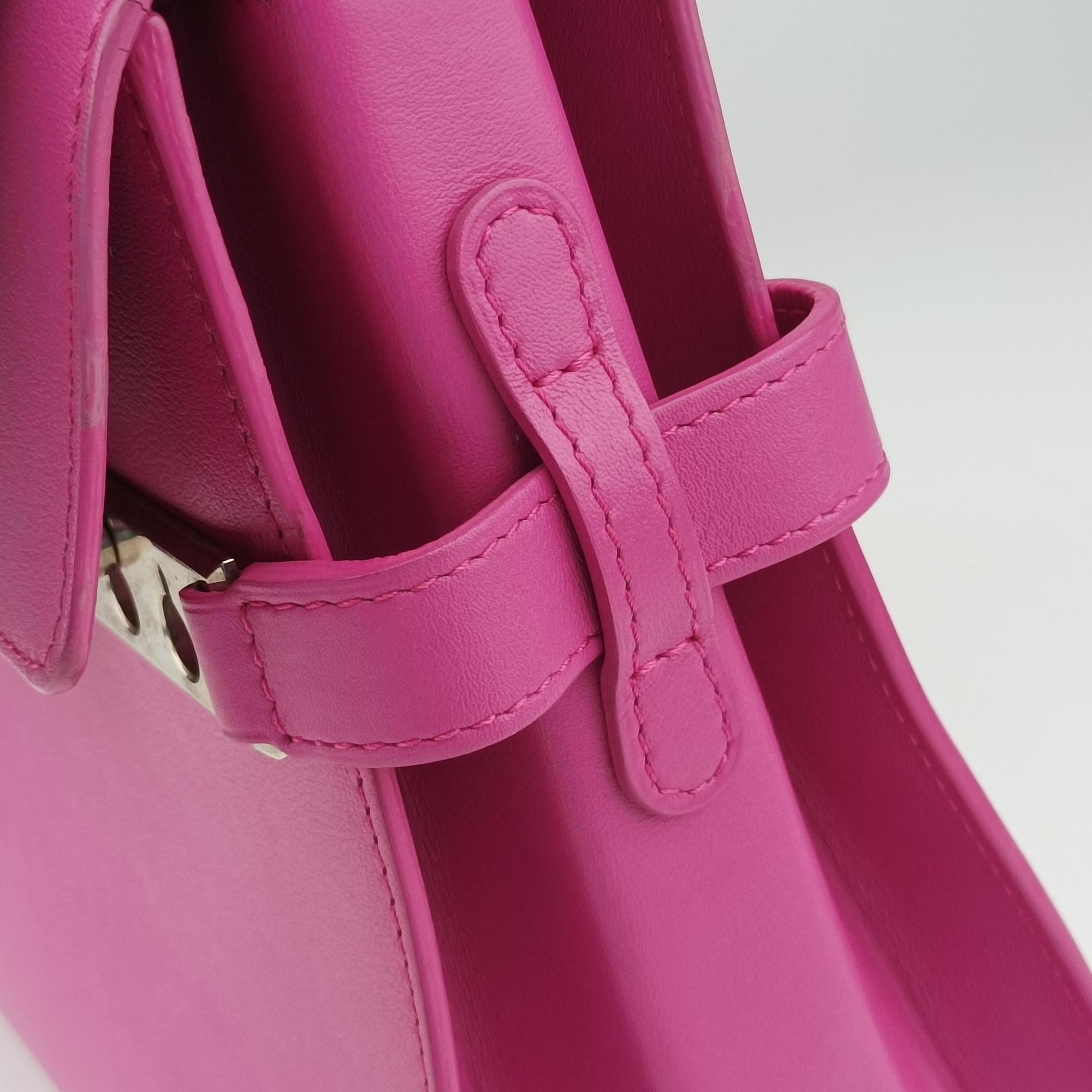 Pre-owned Delvaux Tempete Pink leather  shoulderbag | stylenewstar