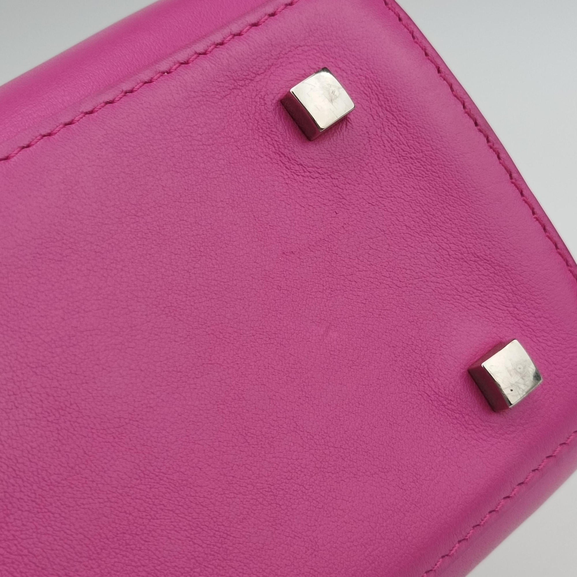 Pre-owned Delvaux Tempete Pink leather  shoulderbag | stylenewstar