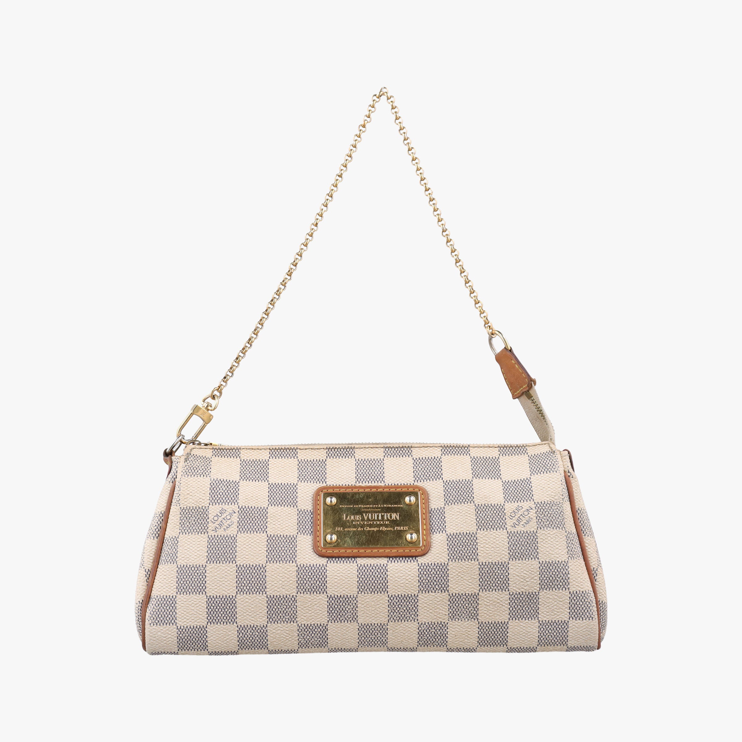 Pre-owned Louis Vuitton EVA AZUR Damier Canvas N55214 shoulderbag | stylenewstar