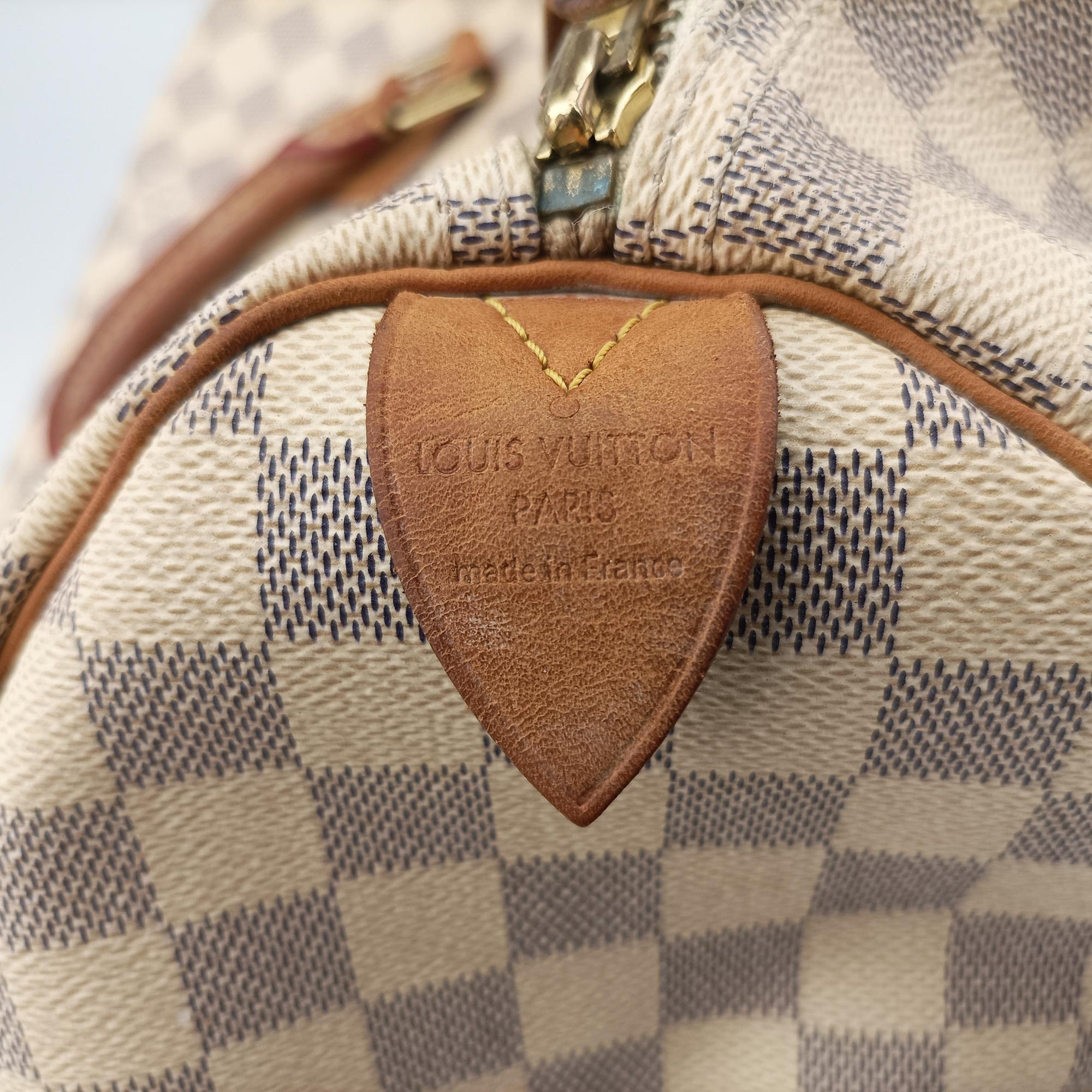 Vintage Louis Vuitton Speedy 35 Azur Damier Canvas N41535 handbag | stylenewstar