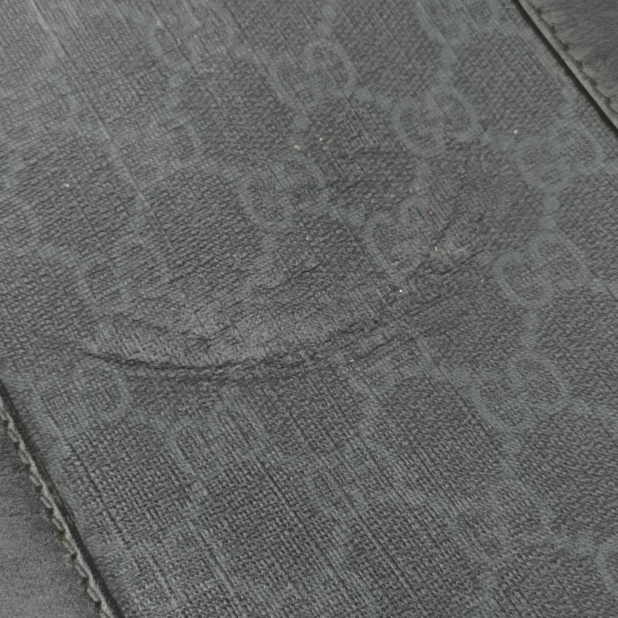Secondhand Gucci GG Plus GG Supreme Black PVC coated canvas x Leather 337081 handbag | stylenewstar
