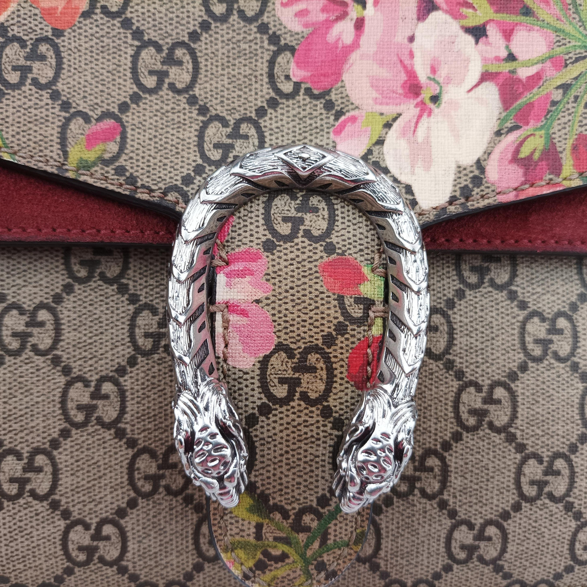 Pre-owned Gucci Dionysus Multicolour PVC coated canvas 421970 shoulderbag | stylenewstar