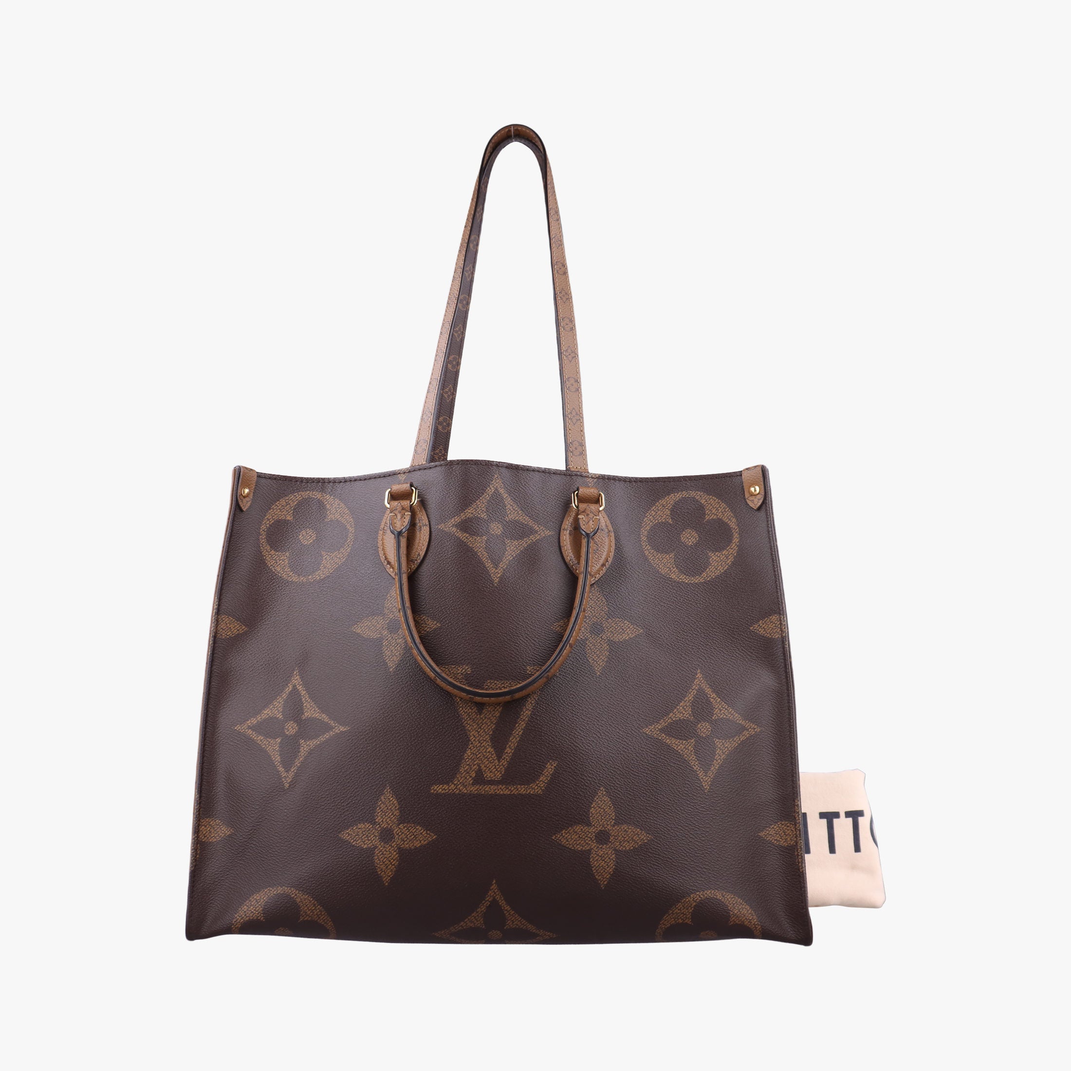 Pre-owned Louis Vuitton On the Go GM Brown Monogram Canvas M45320 handbag | stylenewstar
