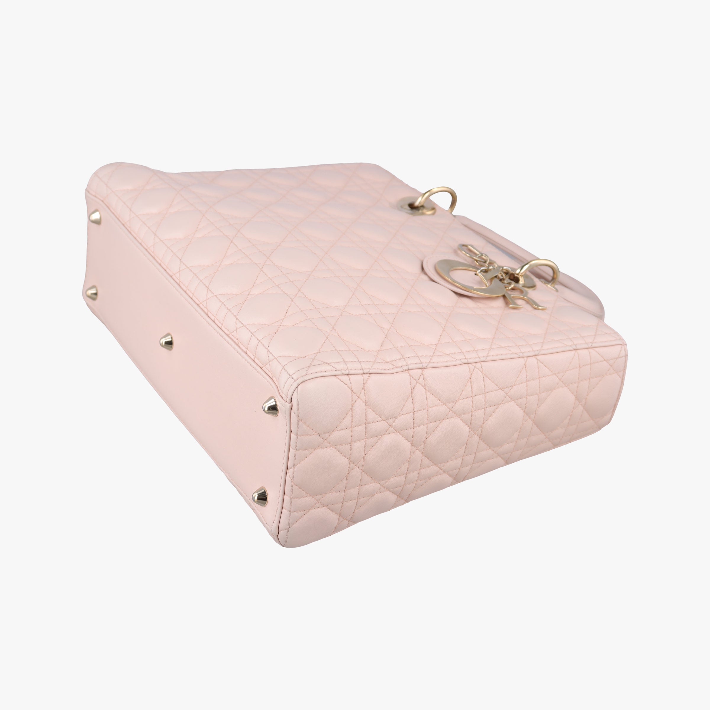 Secondhand Christian Dior Lady Dior Pink lambskin  shoulderbag | stylenewstar