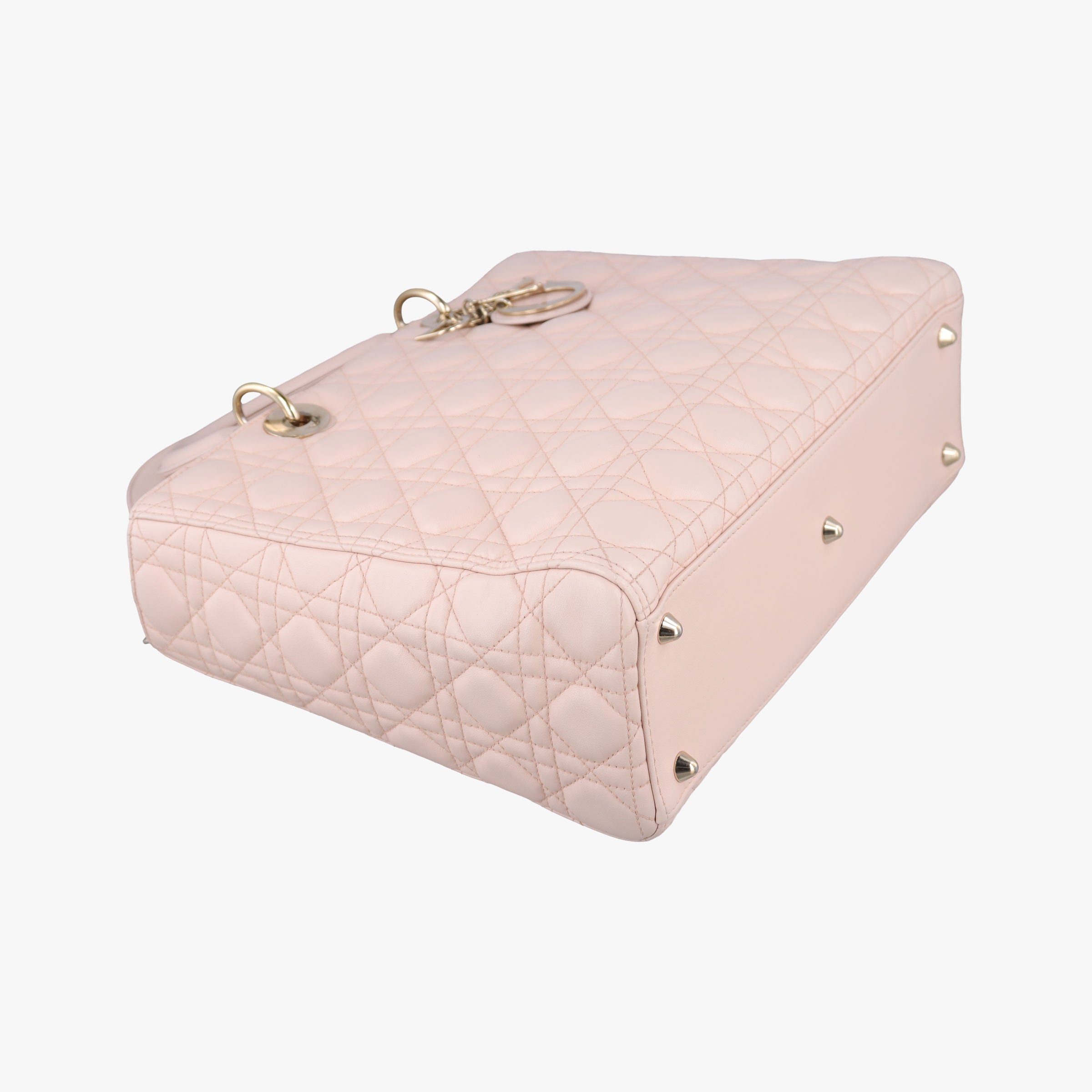 Secondhand Christian Dior Lady Dior Pink lambskin  shoulderbag | stylenewstar