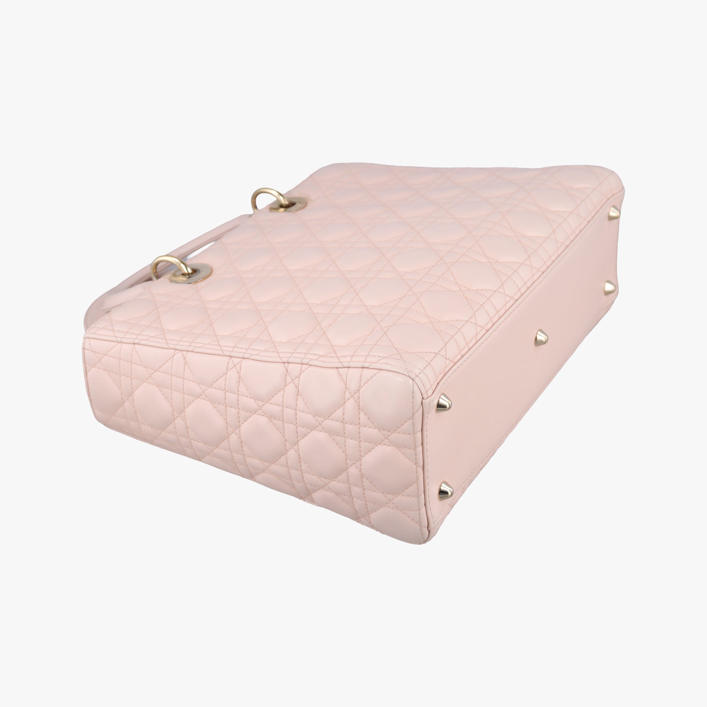 Secondhand Christian Dior Lady Dior Pink lambskin  shoulderbag | stylenewstar