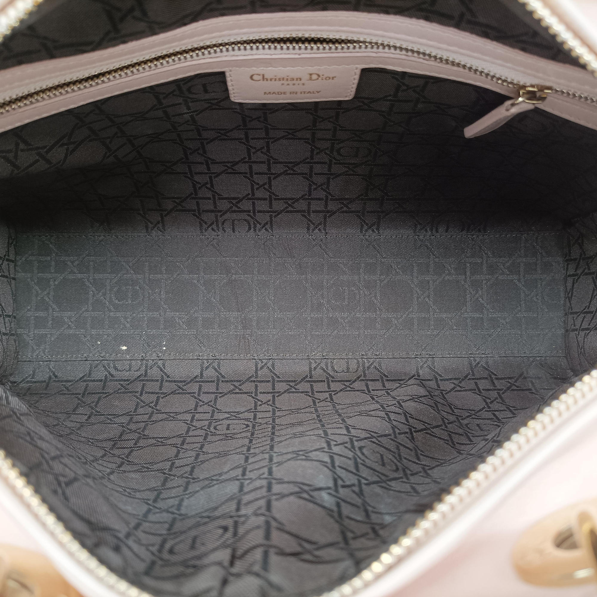 Secondhand Christian Dior Lady Dior Pink lambskin  shoulderbag | stylenewstar