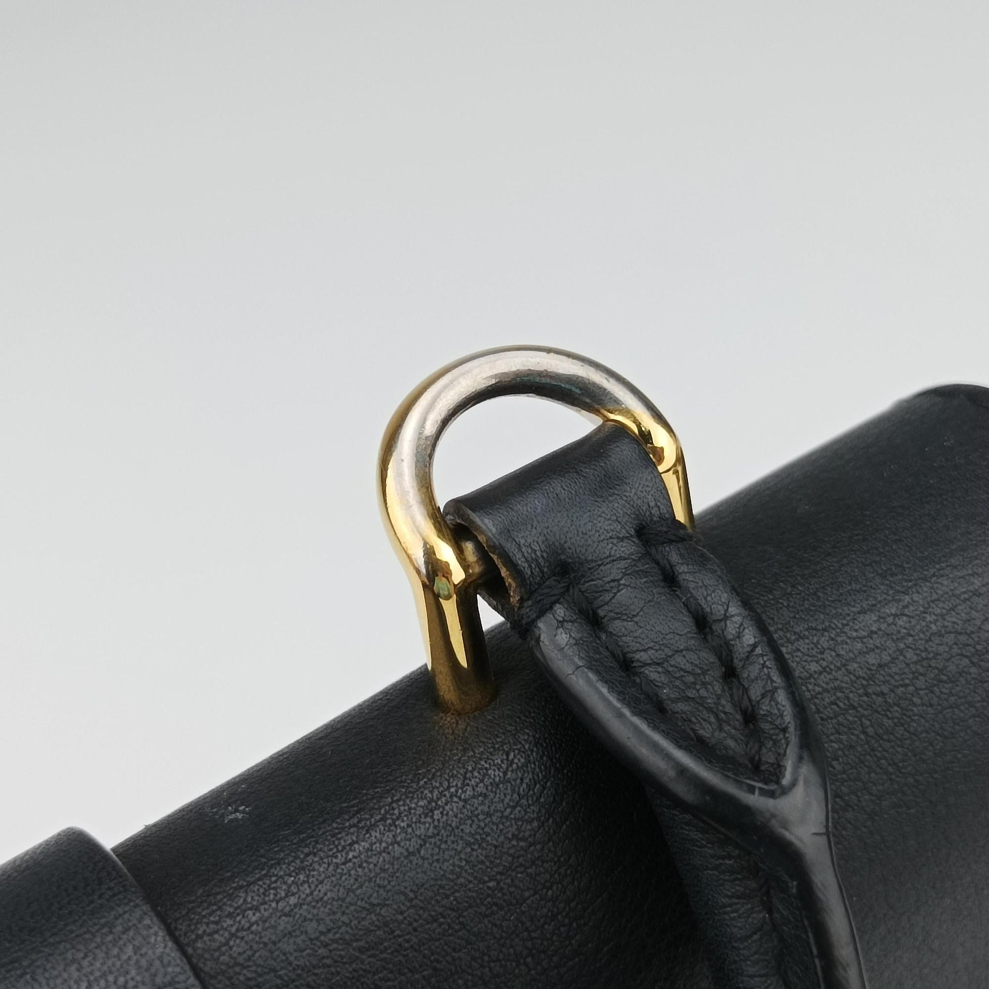 Pre-owned Louis Vuitton Rocky BB Brown×black Monogram canvas×calf leather M44797 shoulderbag | stylenewstar