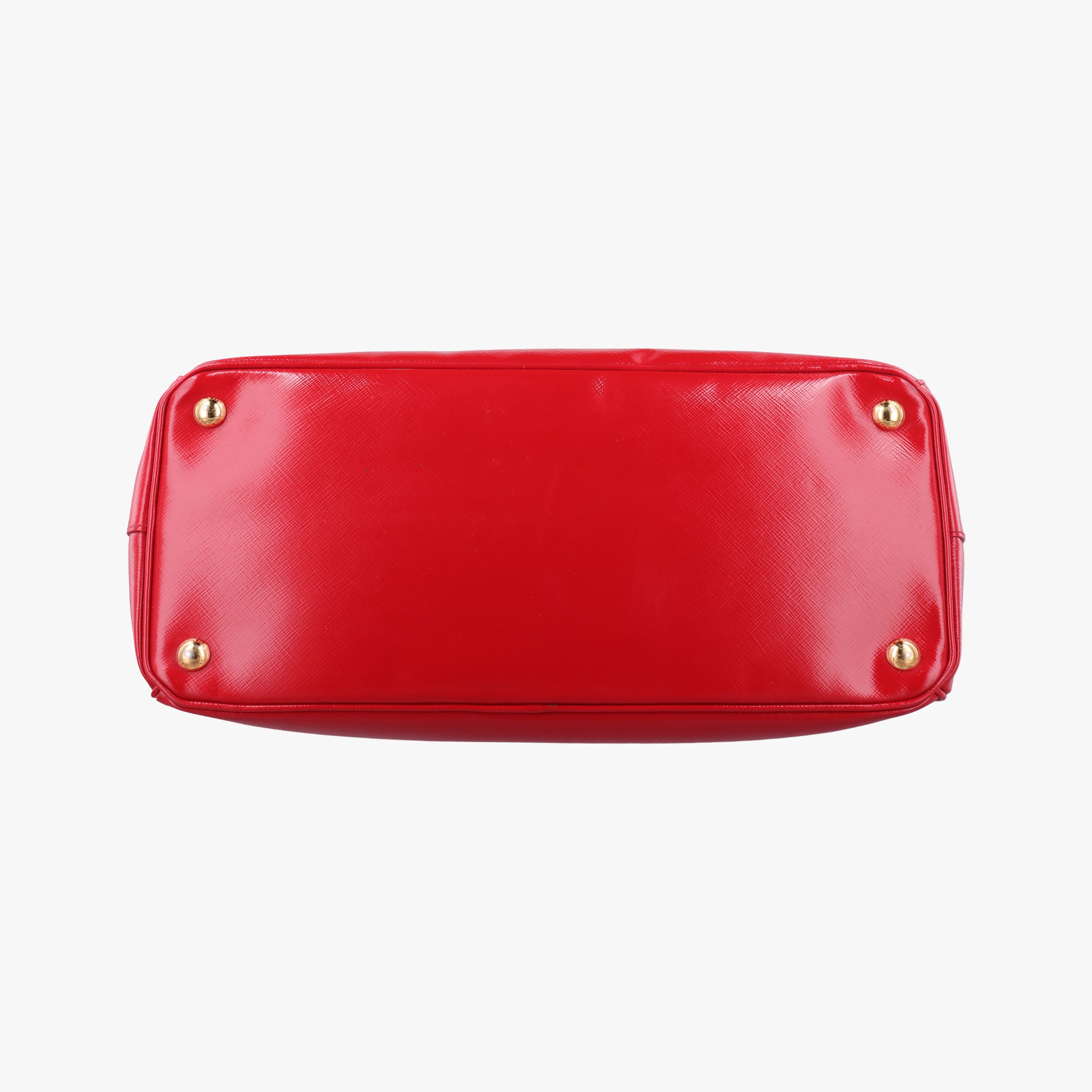 Vintage Prada Galleria Red SAFFIANO Patent BN1801 shoulderbag | stylenewstar