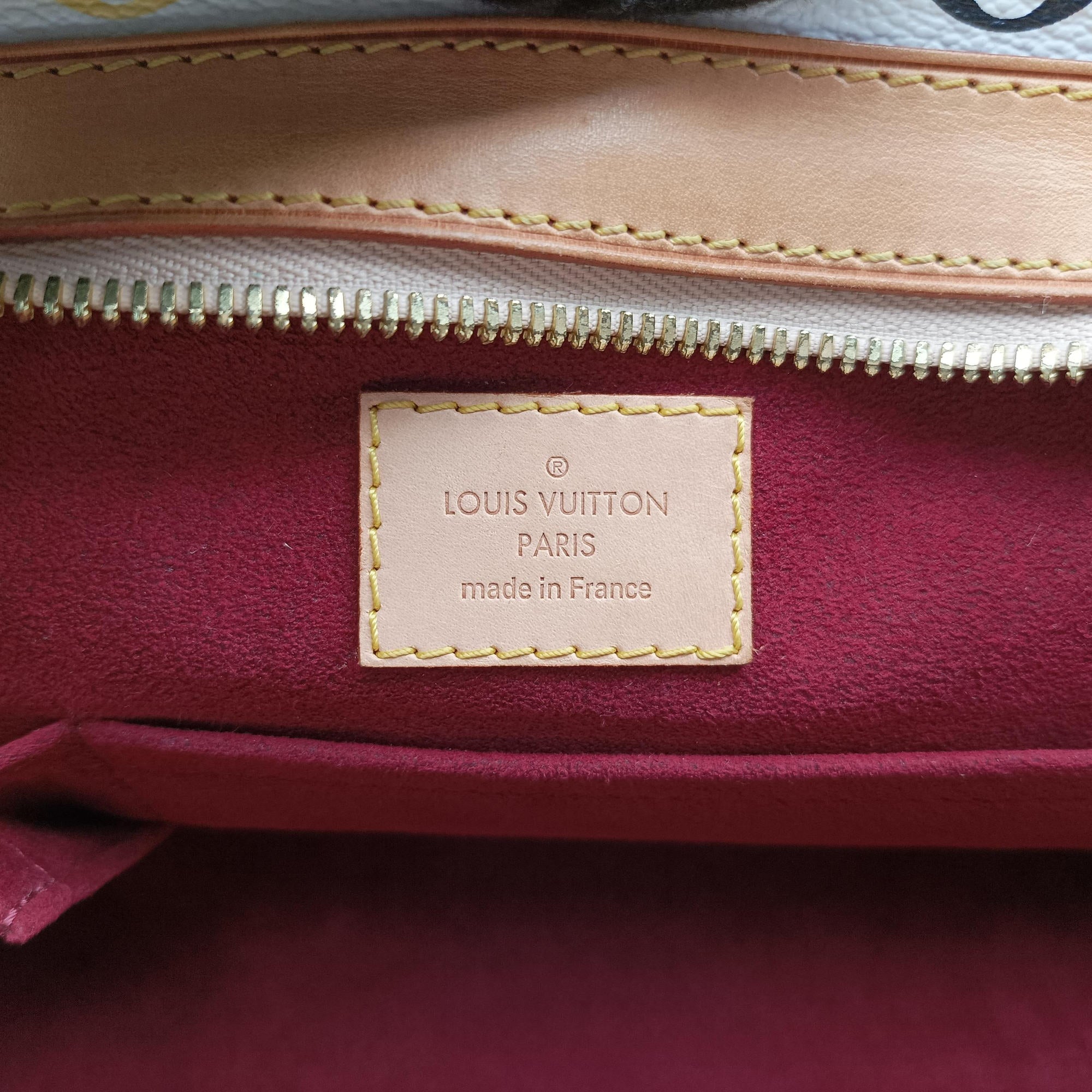 Secondhand Louis Vuitton CLAUDIA white Monogram Multicolor M40193 handbag | stylenewstar