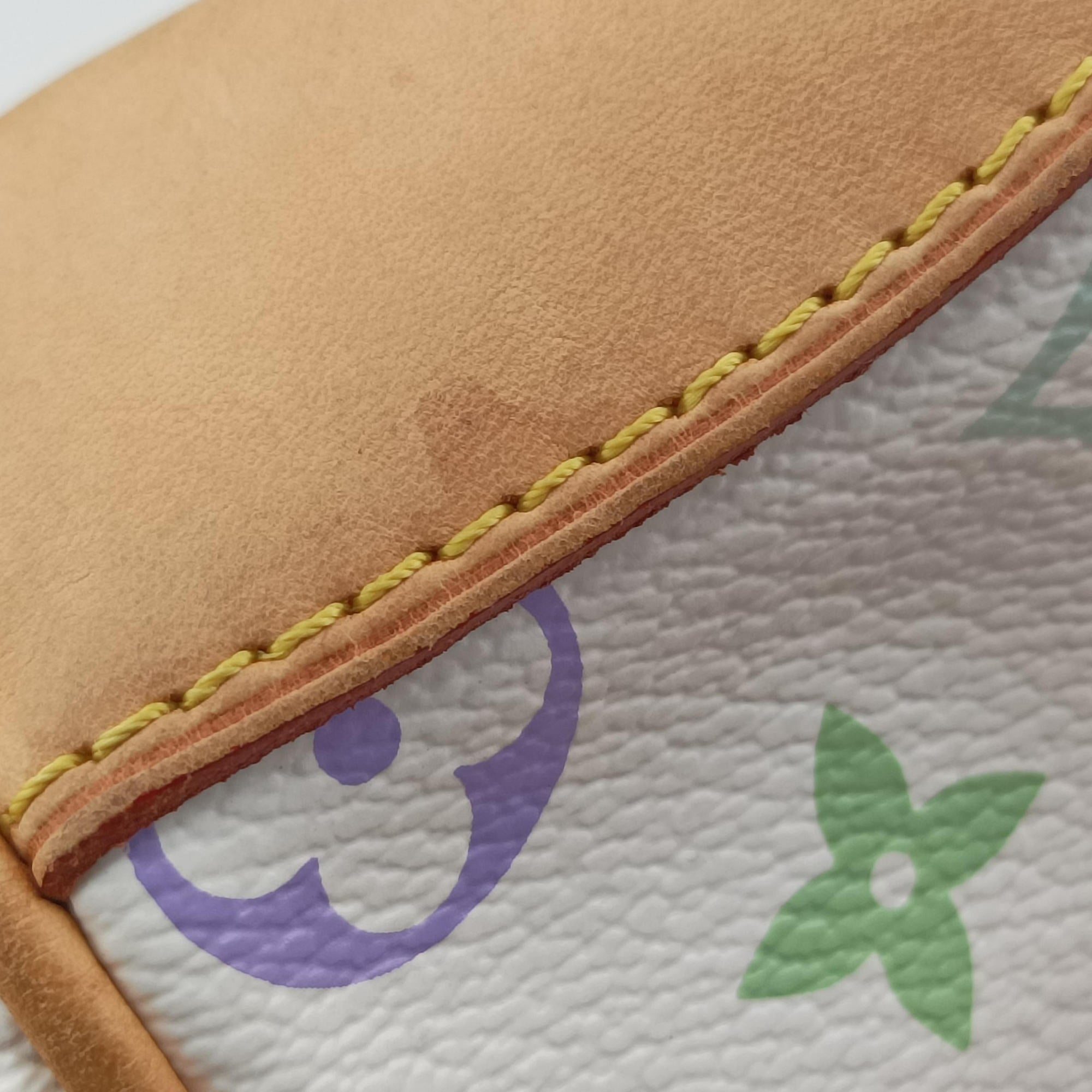 Secondhand Louis Vuitton CLAUDIA white Monogram Multicolor M40193 handbag | stylenewstar