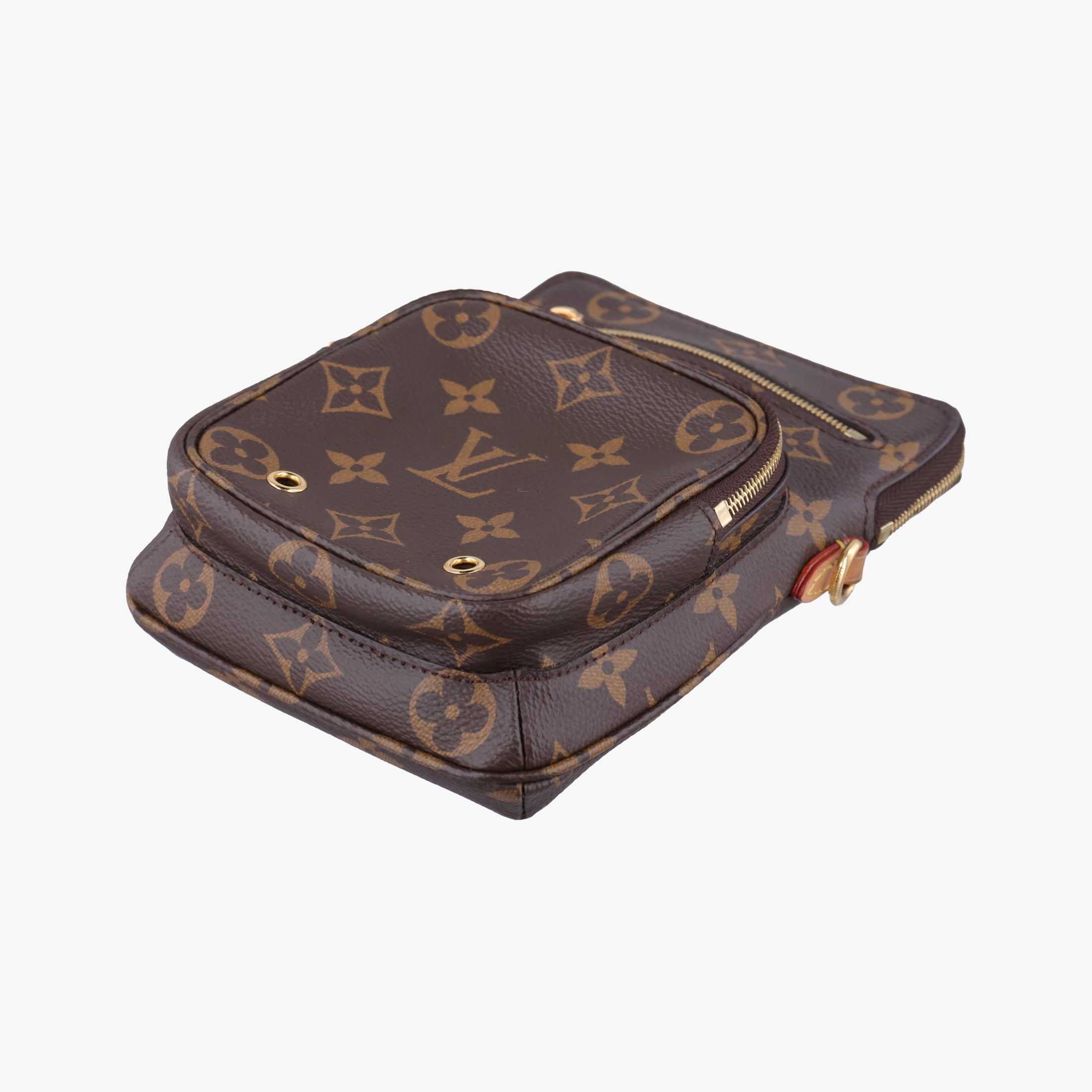 Secondhand Louis Vuitton Utility Phone Sleeve Brown Monogram Canvas M80746 shoulderbag | stylenewstar