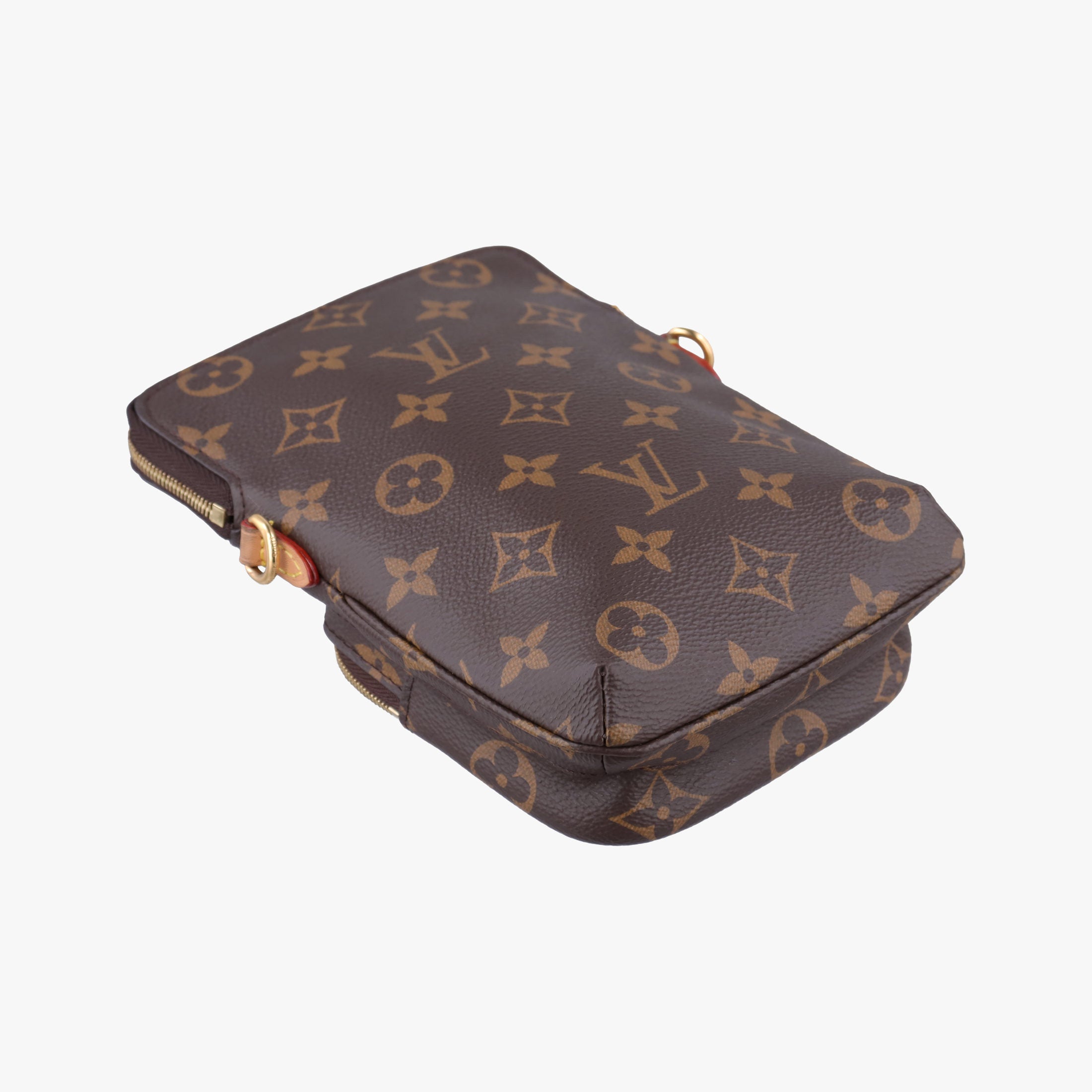 Secondhand Louis Vuitton Utility Phone Sleeve Brown Monogram Canvas M80746 shoulderbag | stylenewstar