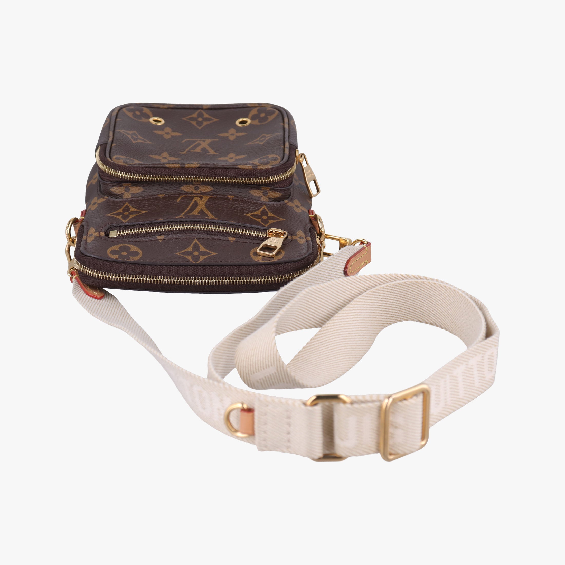 Secondhand Louis Vuitton Utility Phone Sleeve Brown Monogram Canvas M80746 shoulderbag | stylenewstar