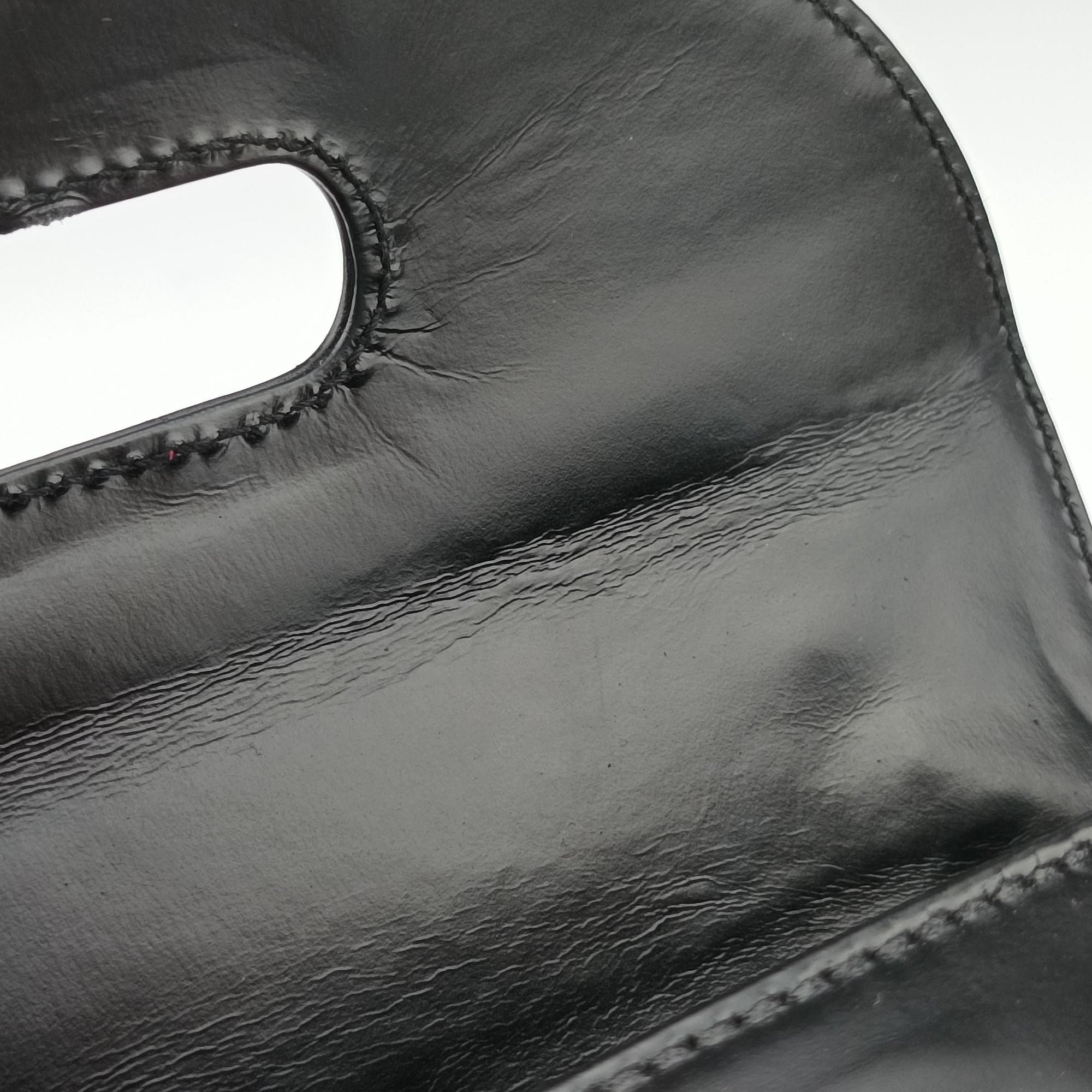 Pre-owned Gucci Bamboo Black Leather 000 20 shoulderbag | stylenewstar