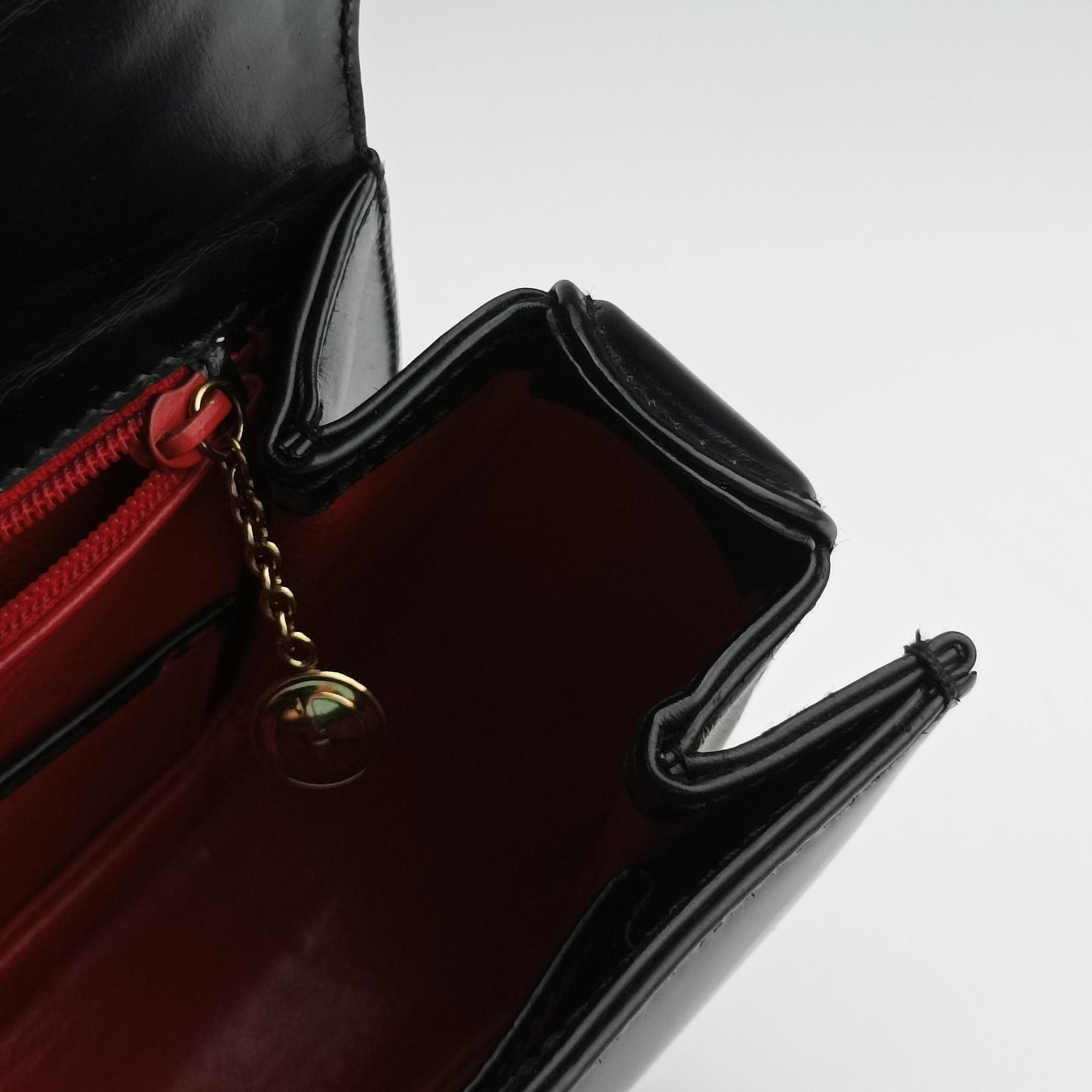 Pre-owned Gucci Bamboo Black Leather 000 20 shoulderbag | stylenewstar