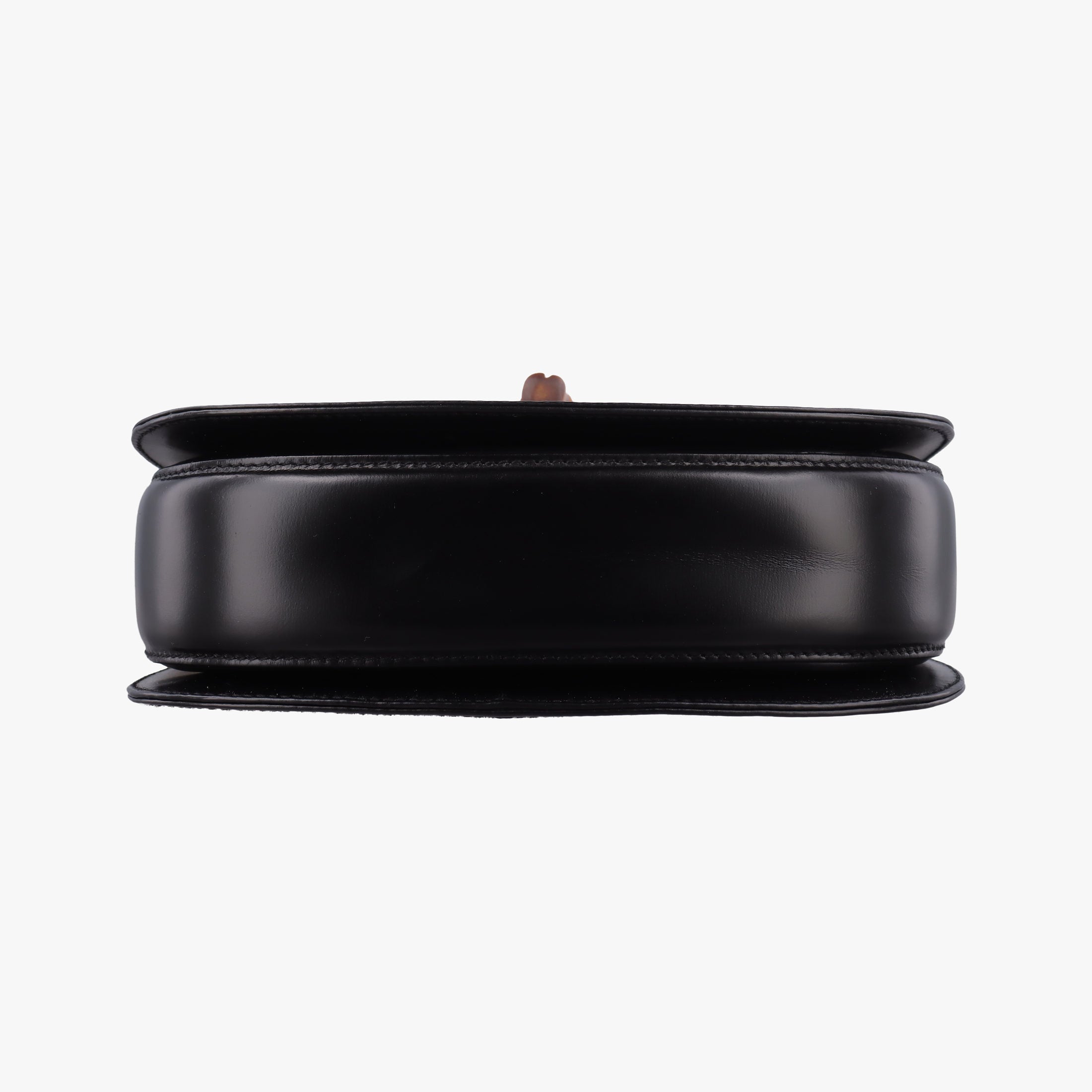 Pre-owned Gucci Bamboo Black Leather 000 20 shoulderbag | stylenewstar