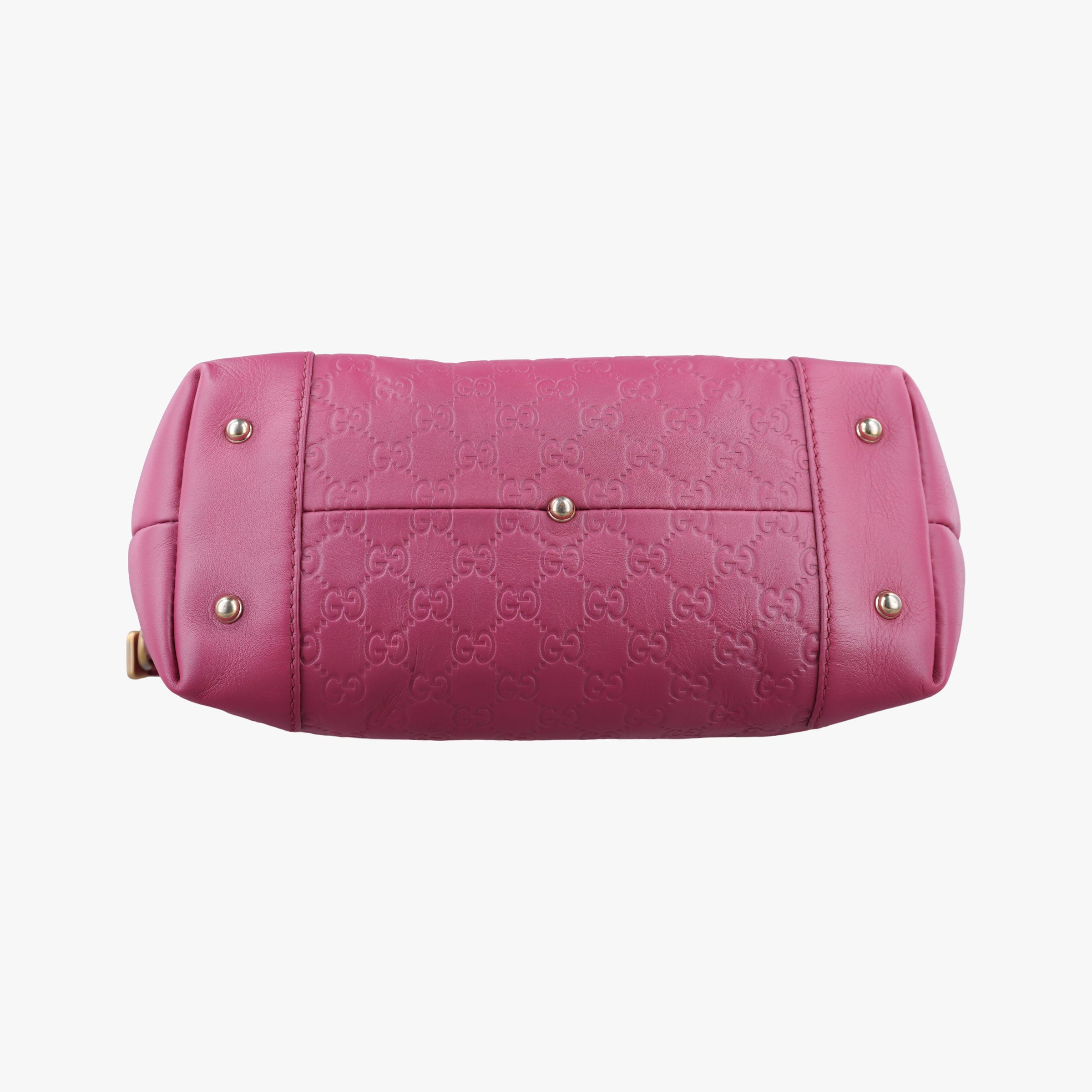 Pre-owned Gucci Guccissima Heart Bit Rose Leather 269957 shoulderbag | stylenewstar