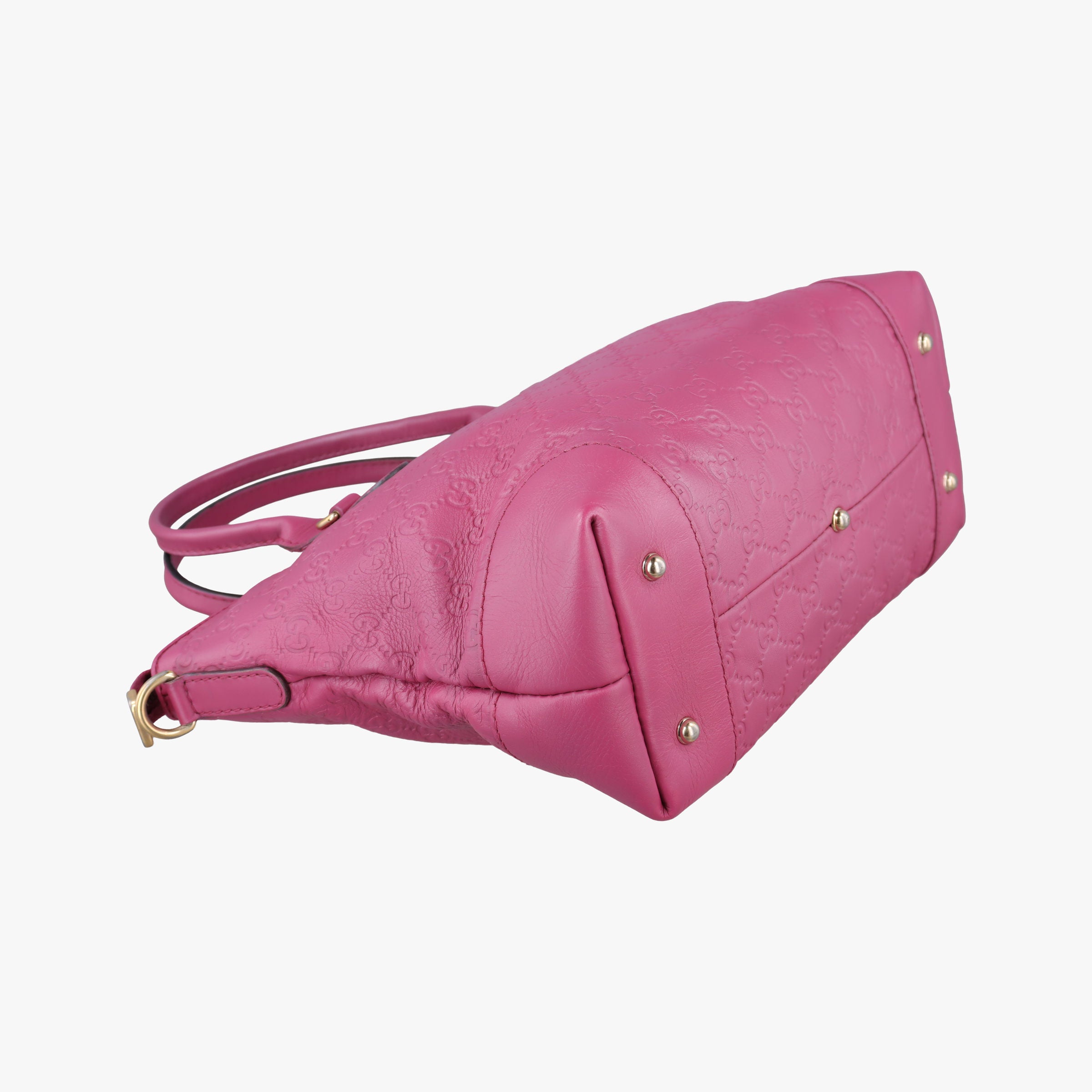 Pre-owned Gucci Guccissima Heart Bit Rose Leather 269957 shoulderbag | stylenewstar