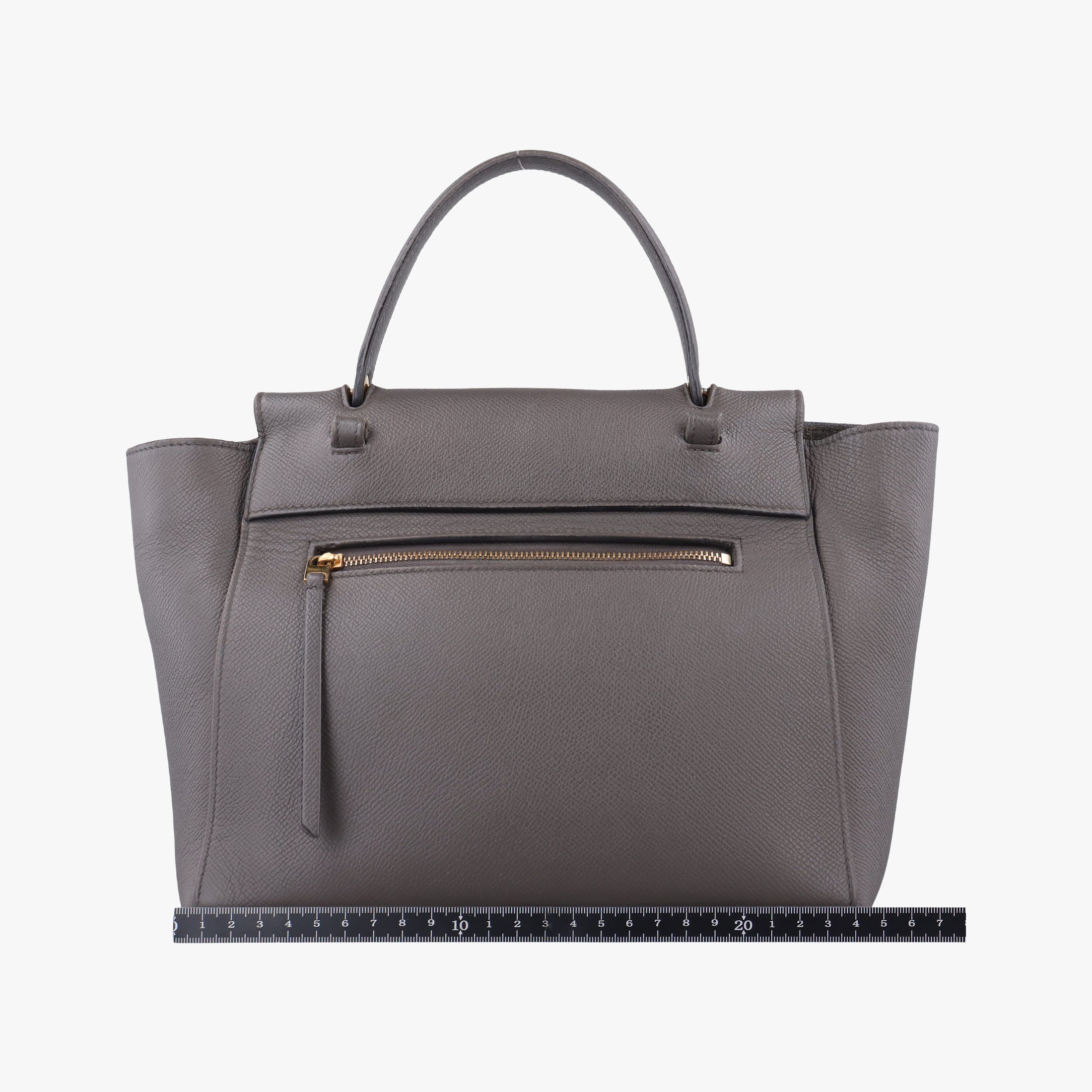 Secondhand Celine Belt Mini Grey Leather  handbag | stylenewstar