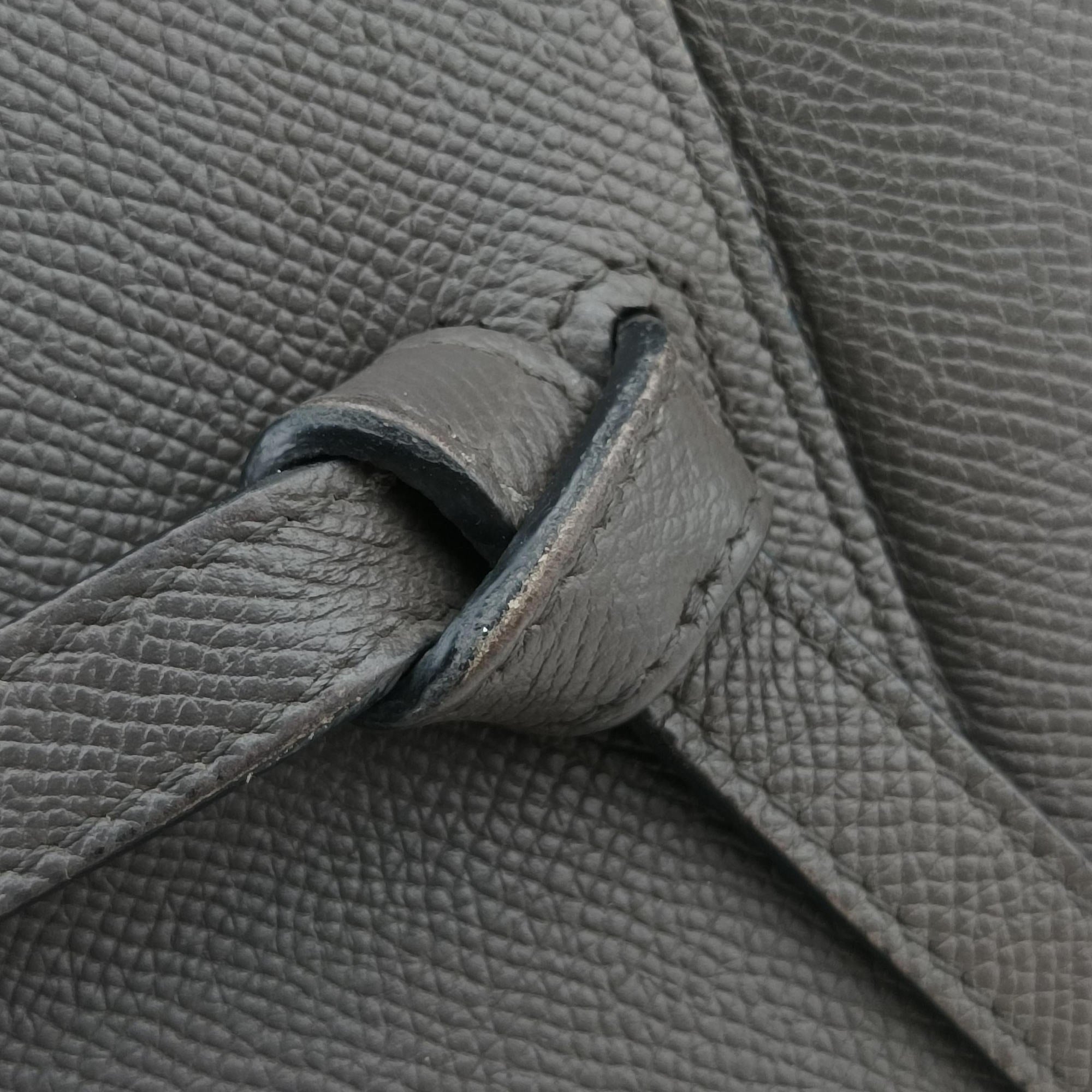 Secondhand Celine Belt Mini Grey Leather  handbag | stylenewstar