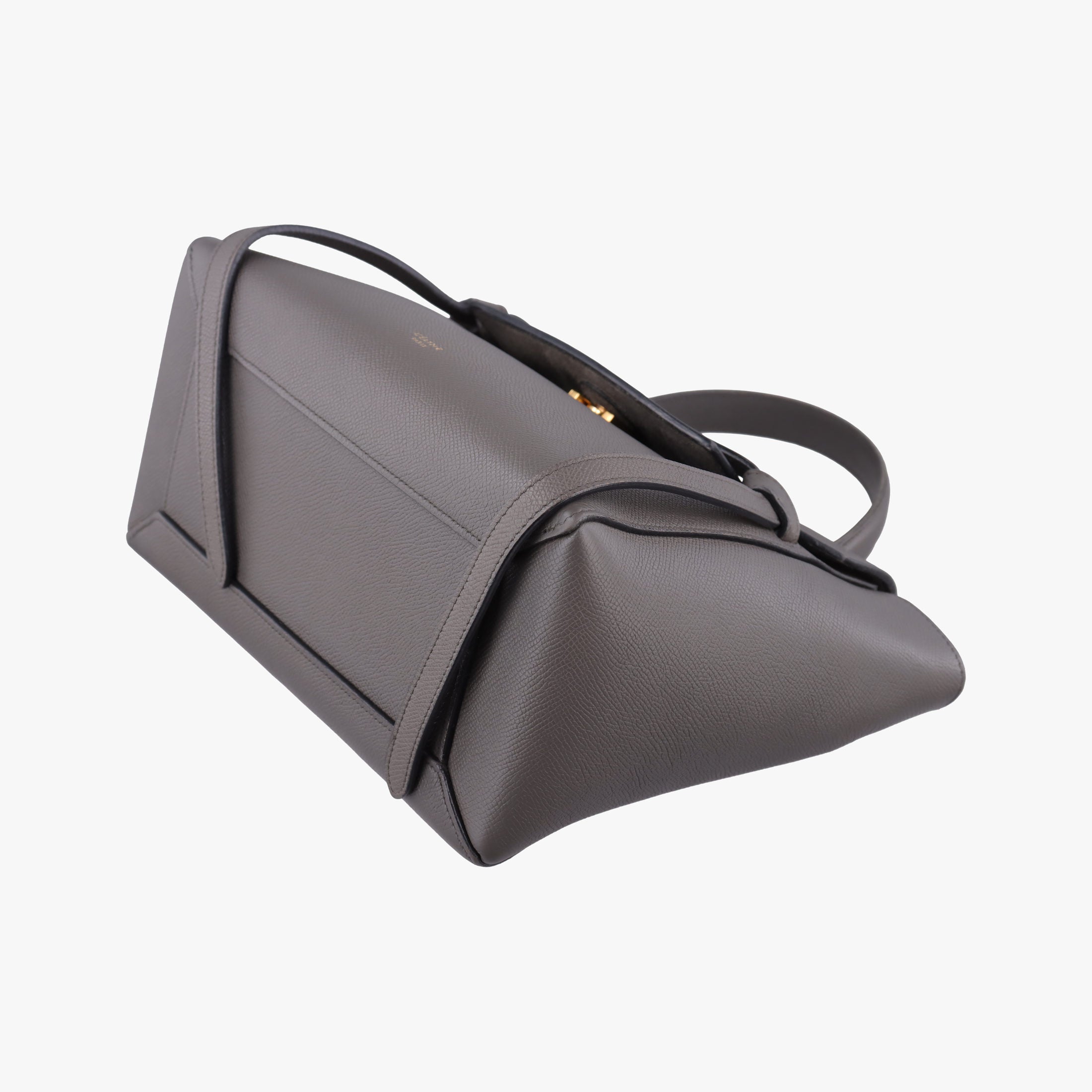 Secondhand Celine Belt Mini Grey Leather  handbag | stylenewstar