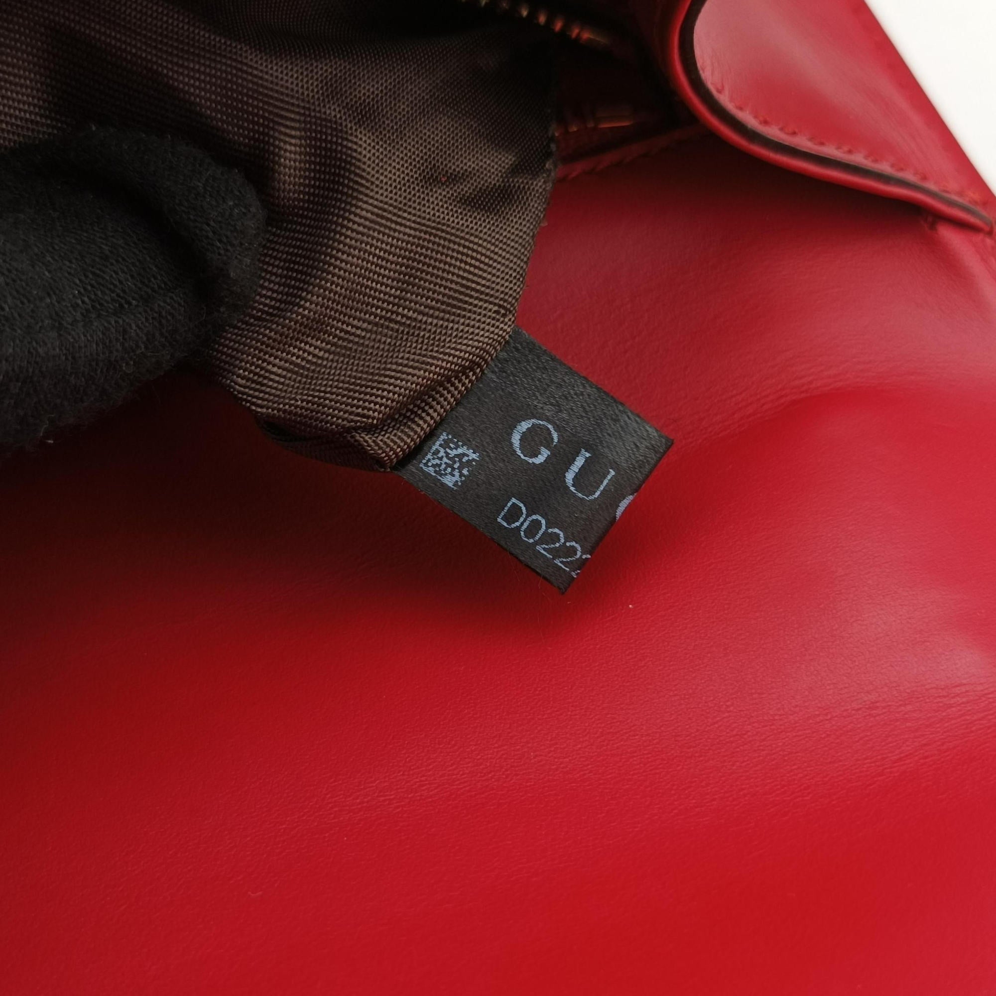 Vintage Gucci Sylvie Red×navy Leather 421882 shoulderbag | stylenewstar
