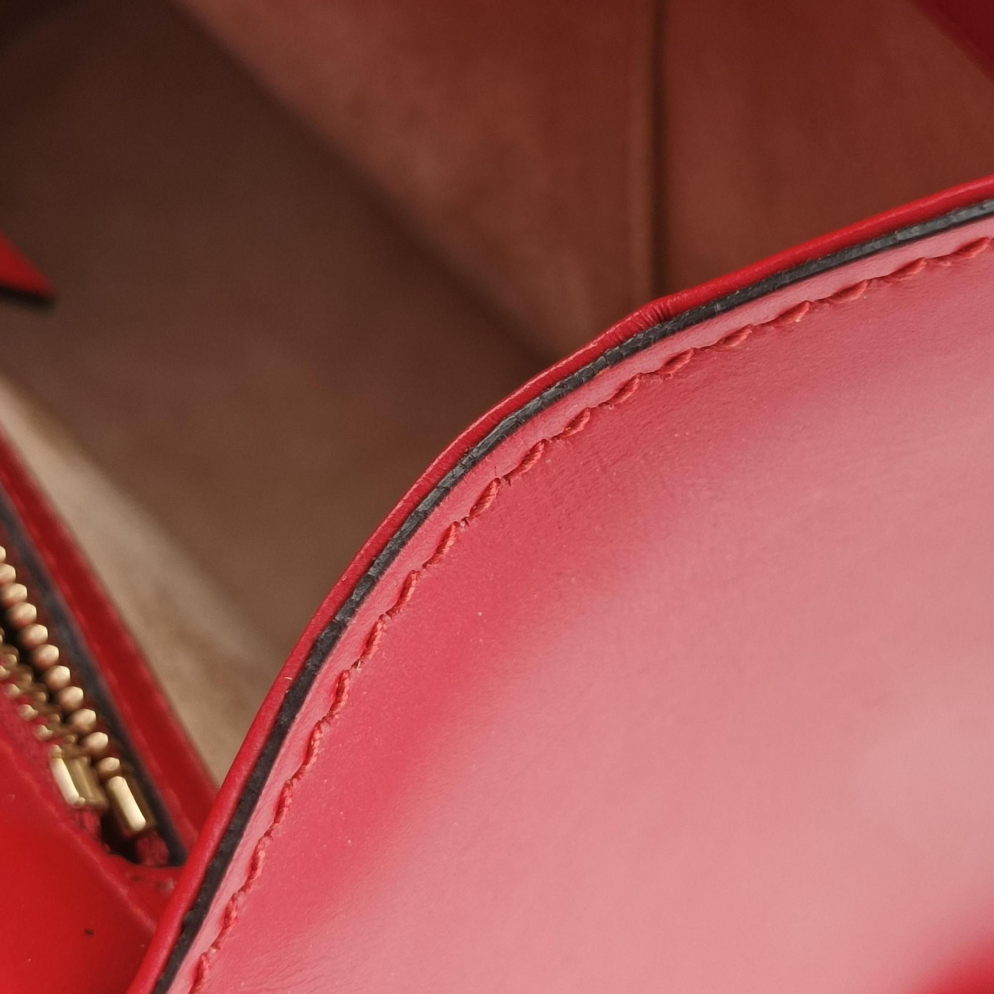 Vintage Gucci Sylvie Red×navy Leather 421882 shoulderbag | stylenewstar