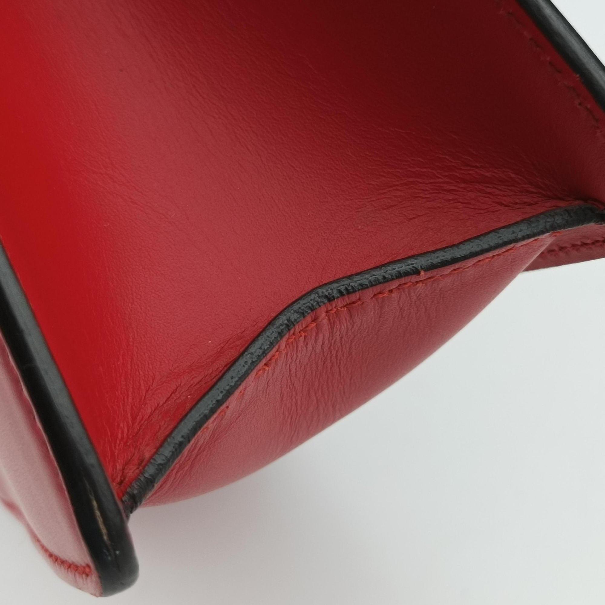 Vintage Gucci Sylvie Red×navy Leather 421882 shoulderbag | stylenewstar