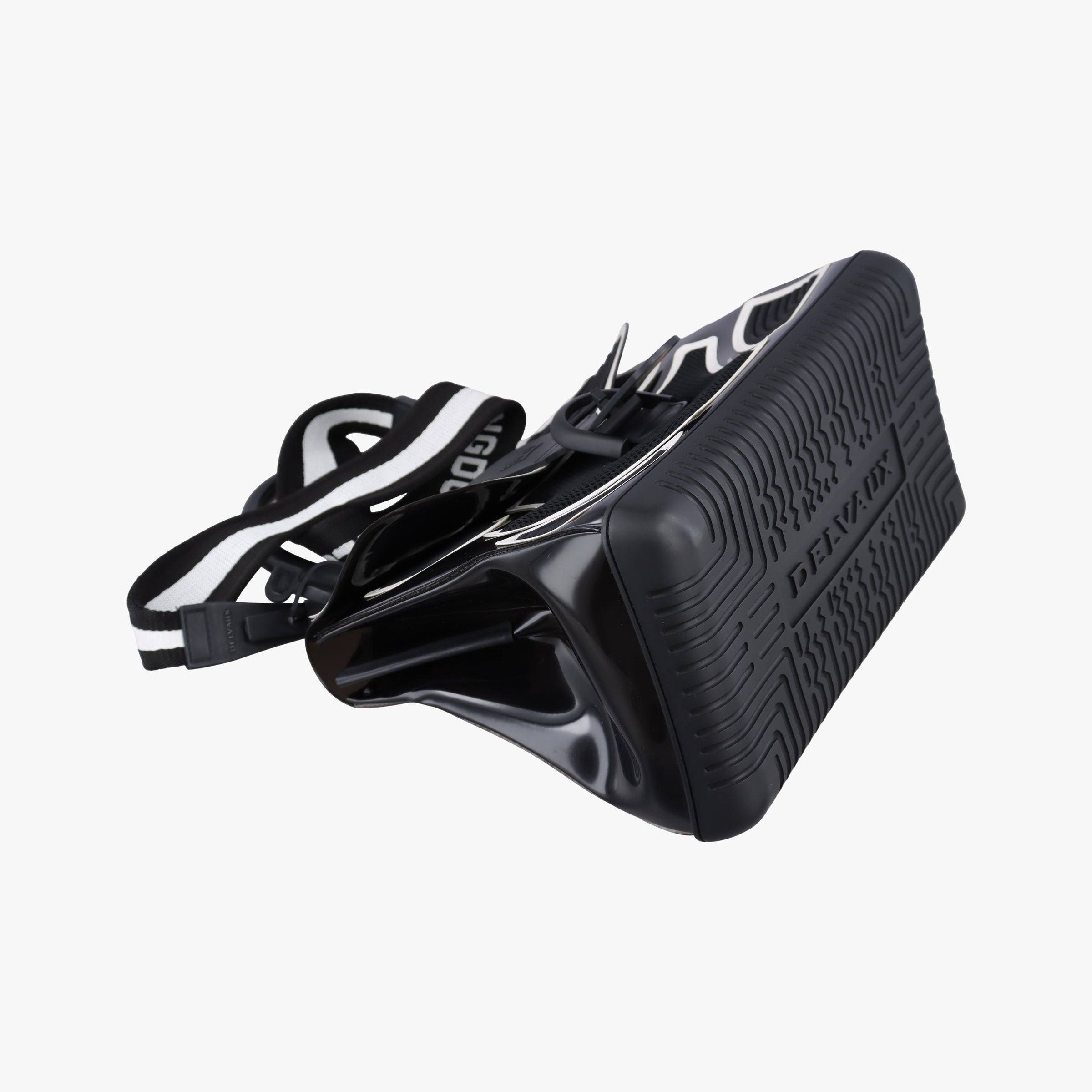 Pre-owned Delvaux Brillant Black x white Plastic  shoulderbag | stylenewstar