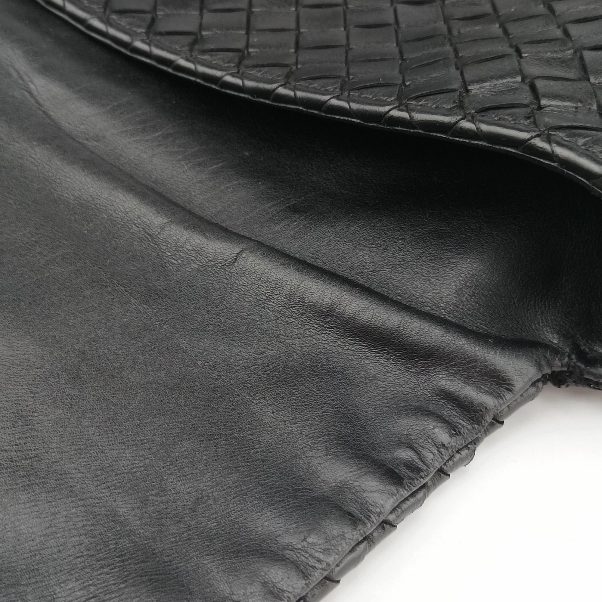 Secondhand Bottega Veneta Intrecciato Black lambskin  shoulderbag | stylenewstar