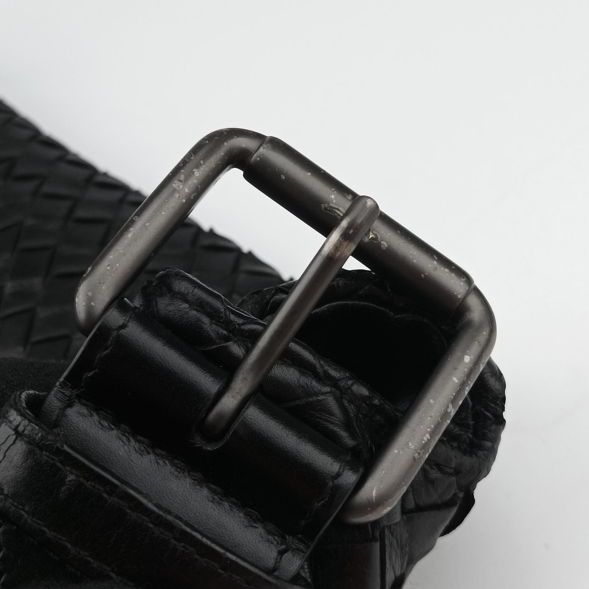 Secondhand Bottega Veneta Intrecciato Black lambskin  shoulderbag | stylenewstar