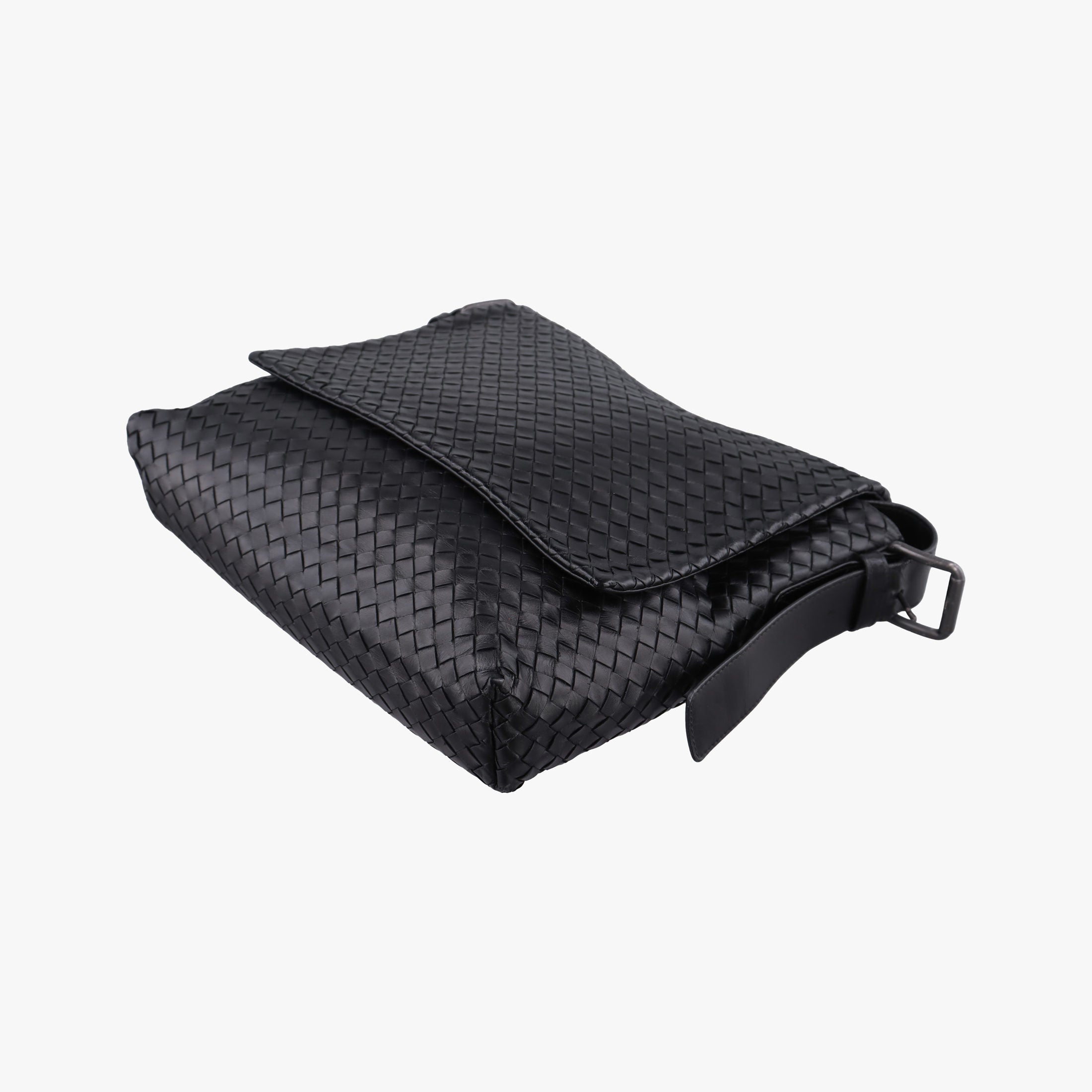 Secondhand Bottega Veneta Intrecciato Black lambskin  shoulderbag | stylenewstar