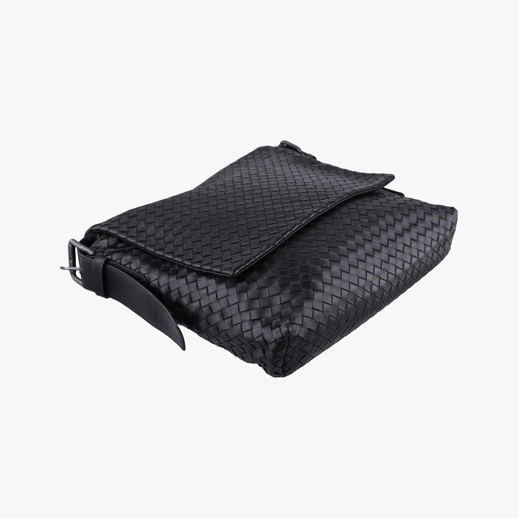 Secondhand Bottega Veneta Intrecciato Black lambskin  shoulderbag | stylenewstar