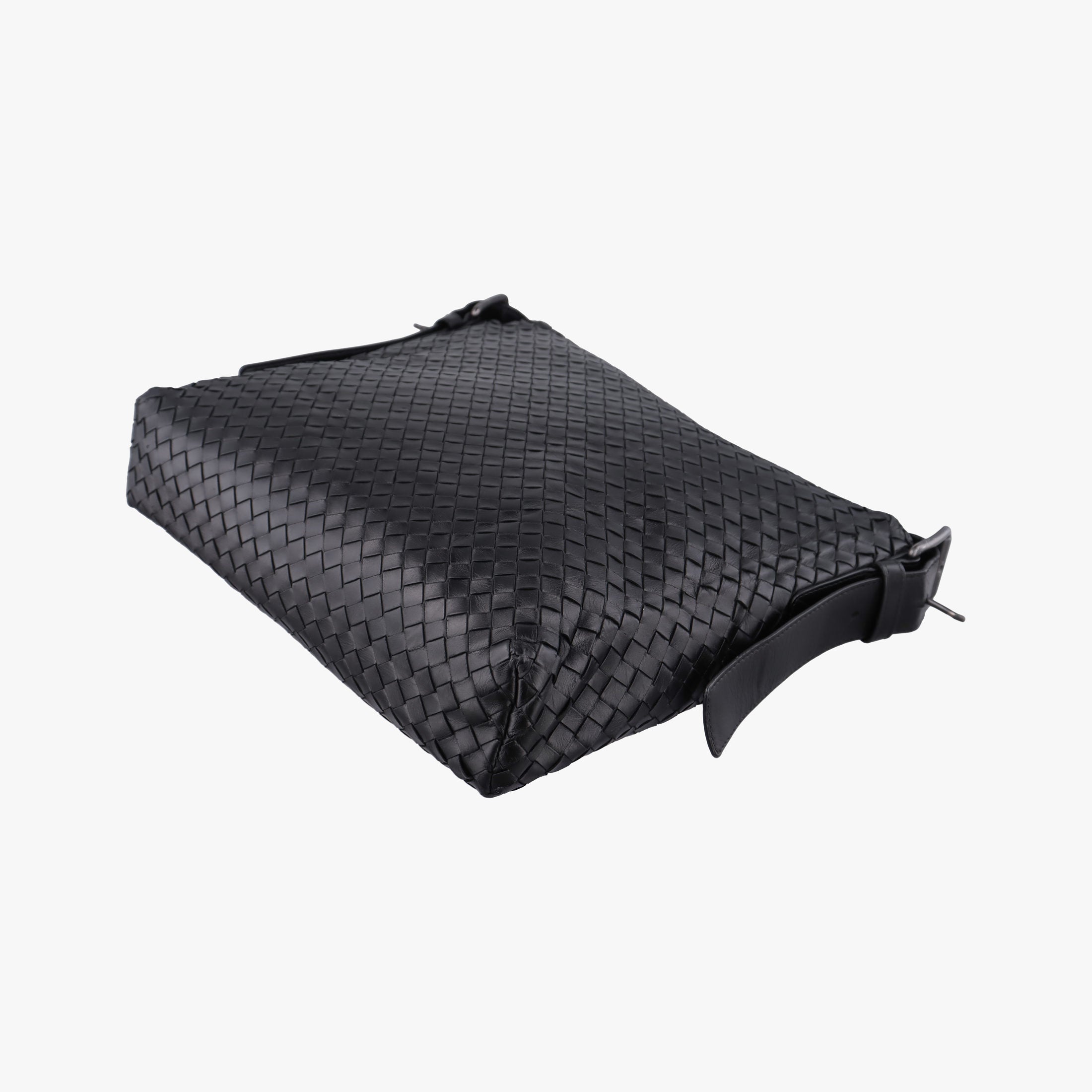 Secondhand Bottega Veneta Intrecciato Black lambskin  shoulderbag | stylenewstar