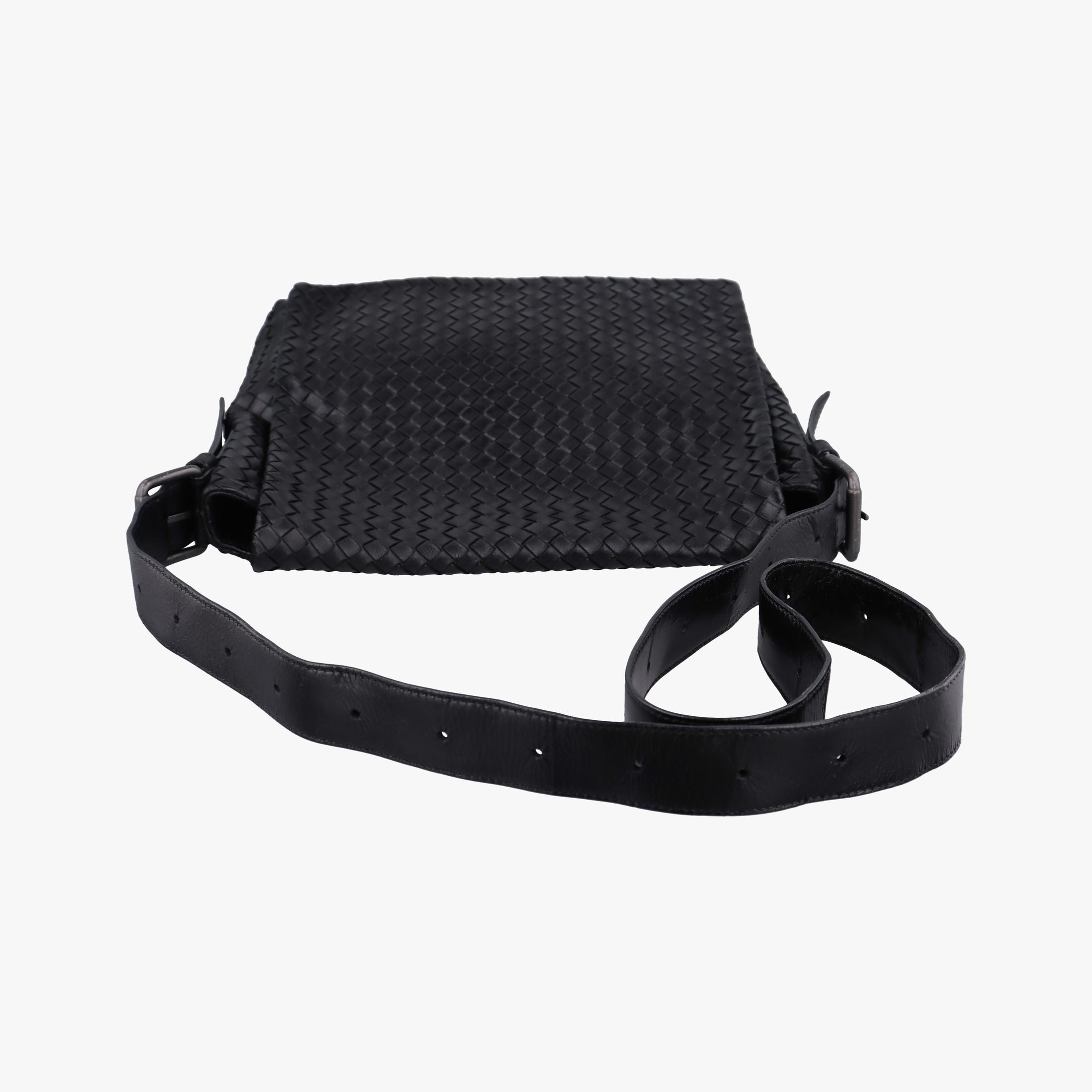 Secondhand Bottega Veneta Intrecciato Black lambskin  shoulderbag | stylenewstar