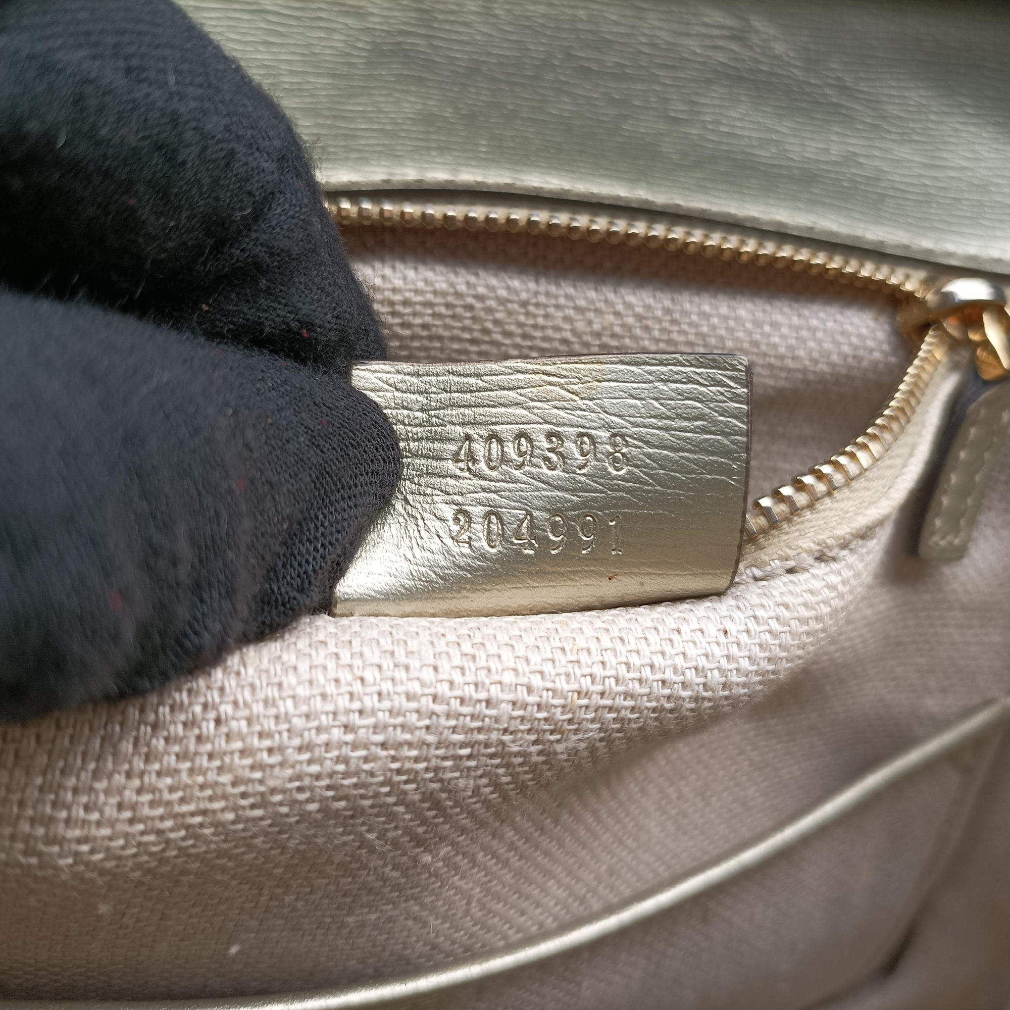 Secondhand Gucci Bamboo Golden×Multicolour Leather 409398 shoulderbag | stylenewstar