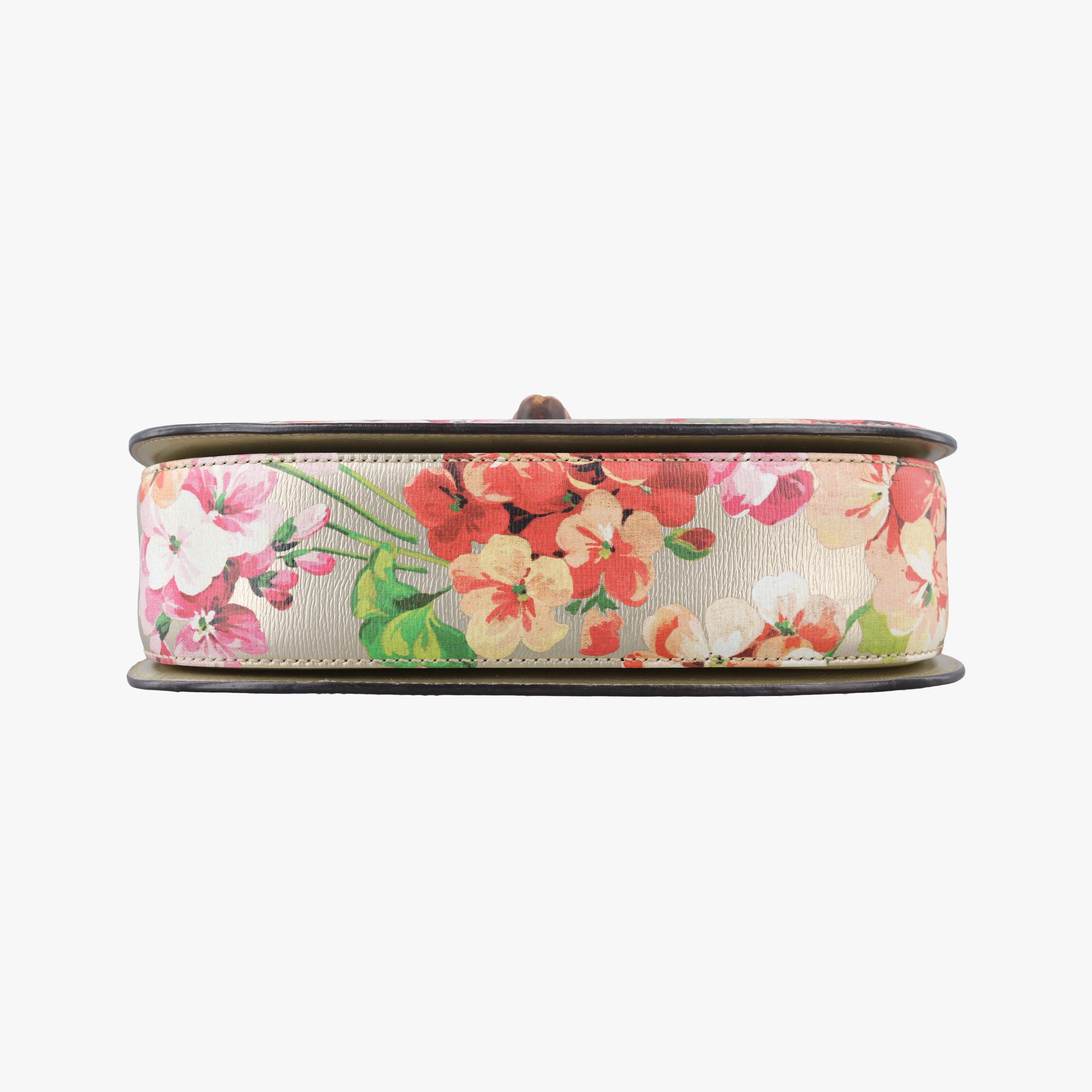Secondhand Gucci Bamboo Golden×Multicolour Leather 409398 shoulderbag | stylenewstar