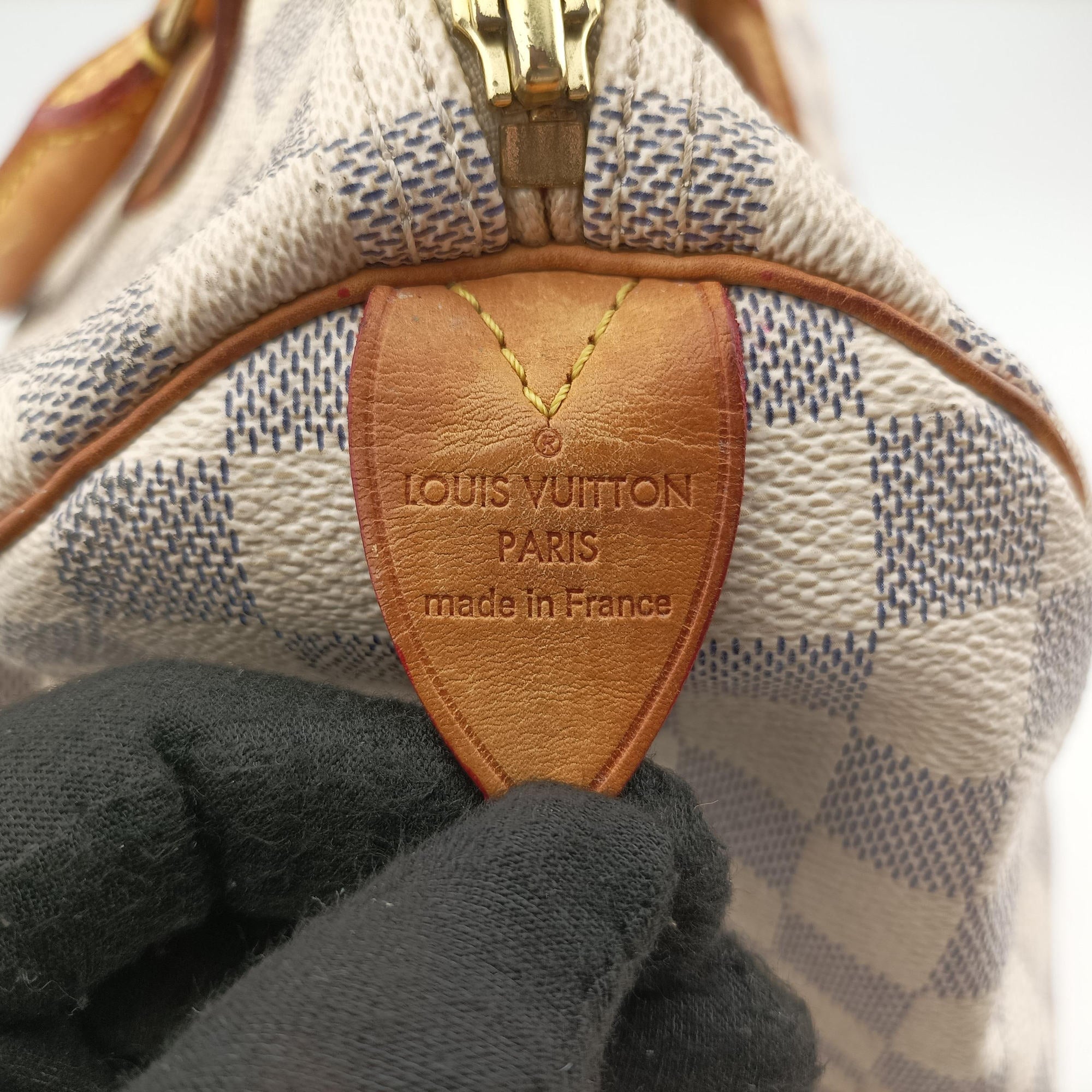 Pre-owned Louis Vuitton Speedy 30 AZUR Damier Canvas N41533 handbag | stylenewstar