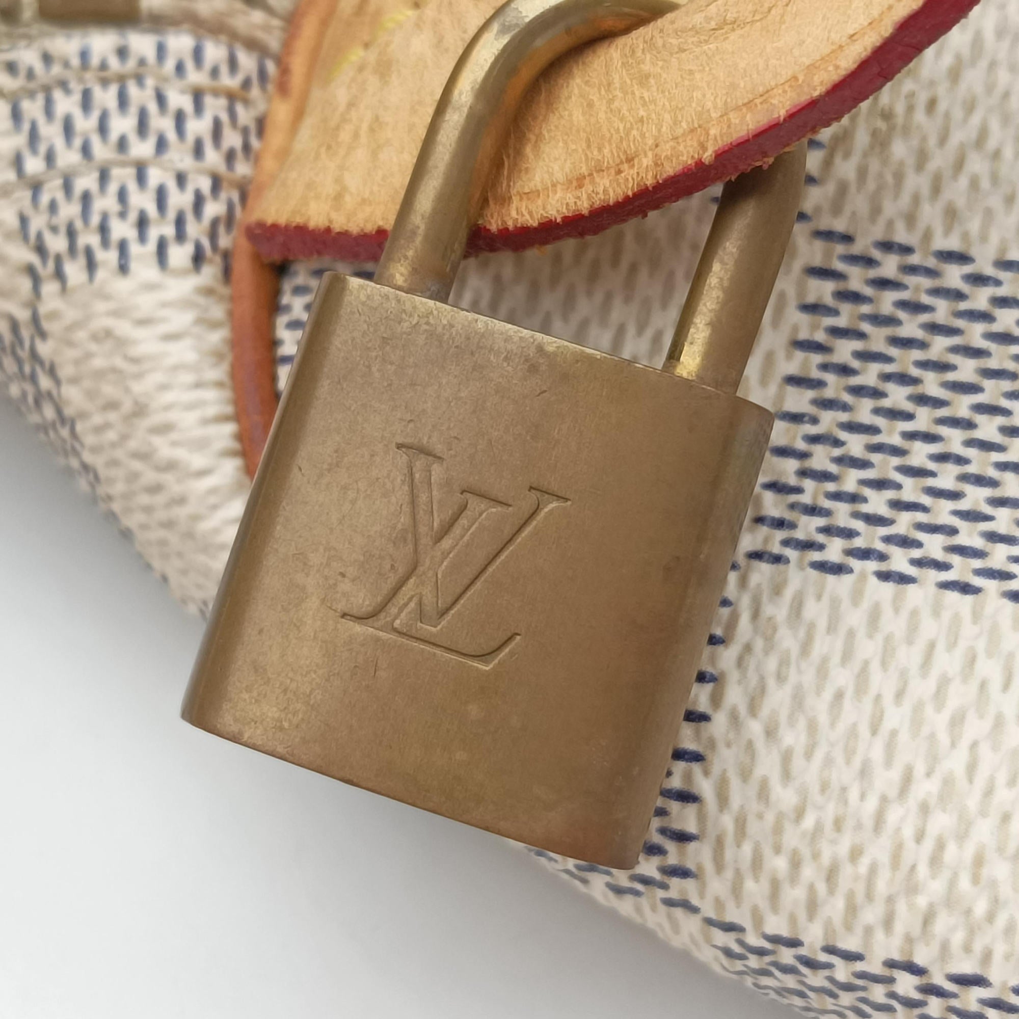 Pre-owned Louis Vuitton Speedy 30 AZUR Damier Canvas N41533 handbag | stylenewstar