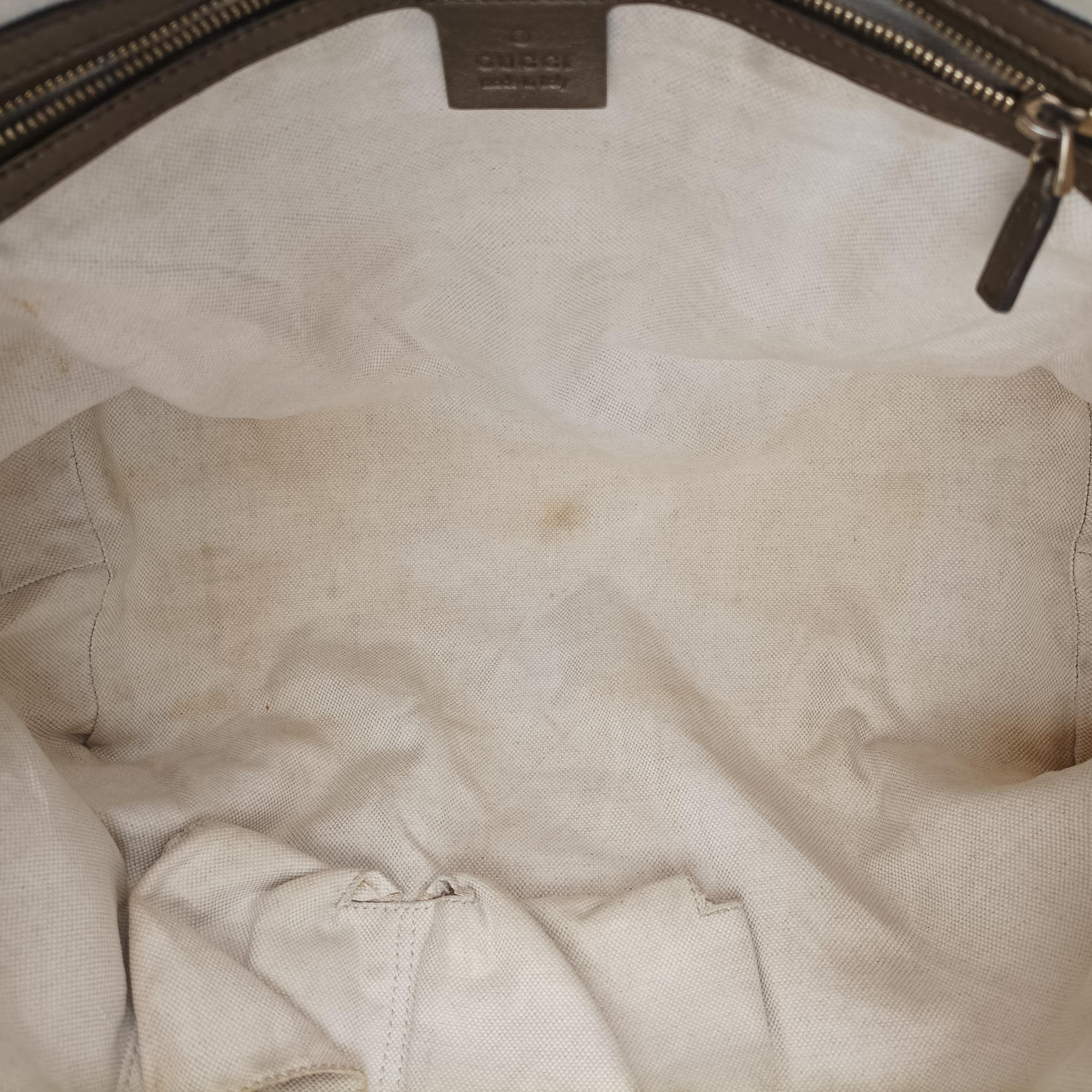 Pre-owned Gucci Heart Bit charm Golden Canvas×Leather 269956 shoulderbag | stylenewstar