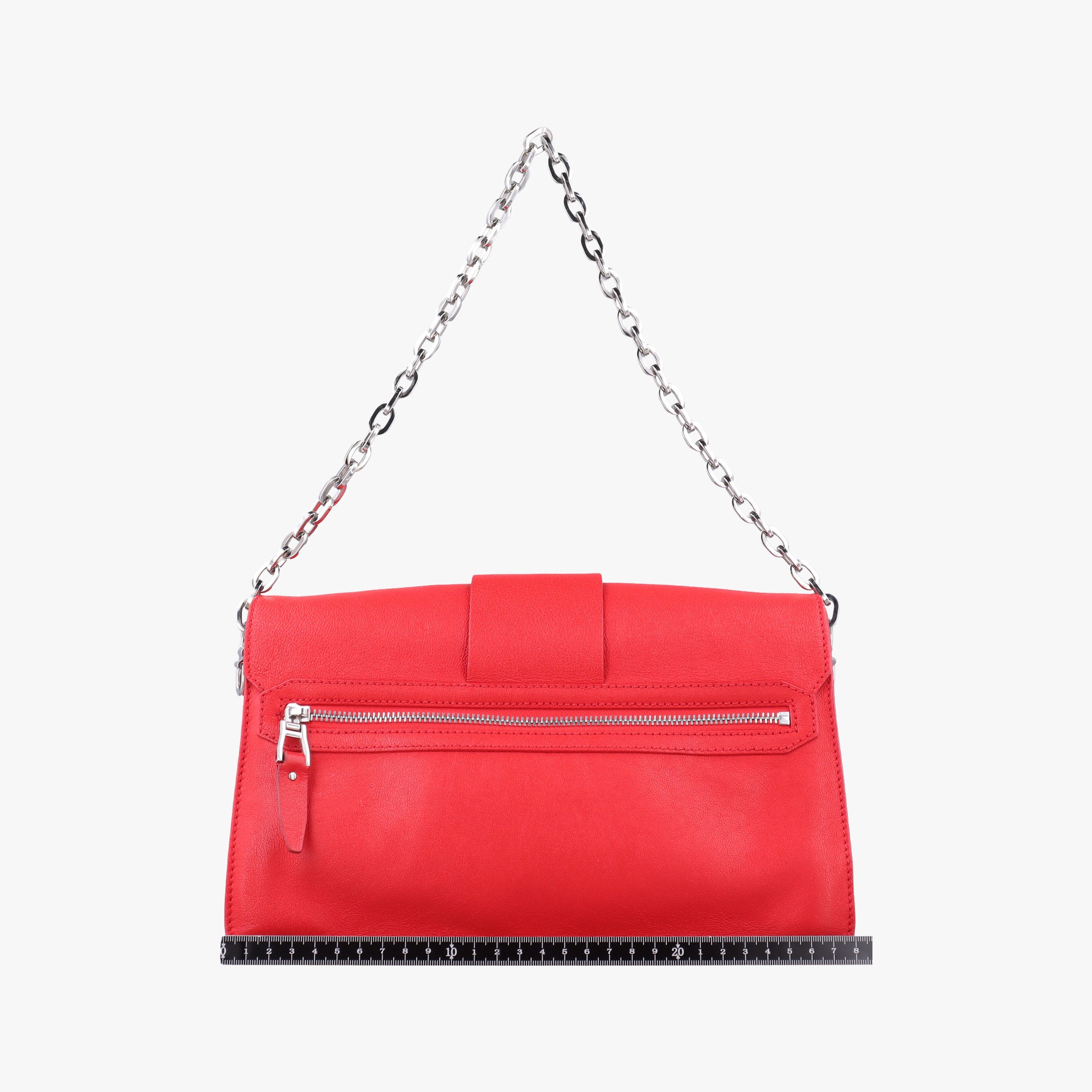 Pre-owned VERSACE Versace Borsa Stardvst Red leather  shoulderbag | stylenewstar