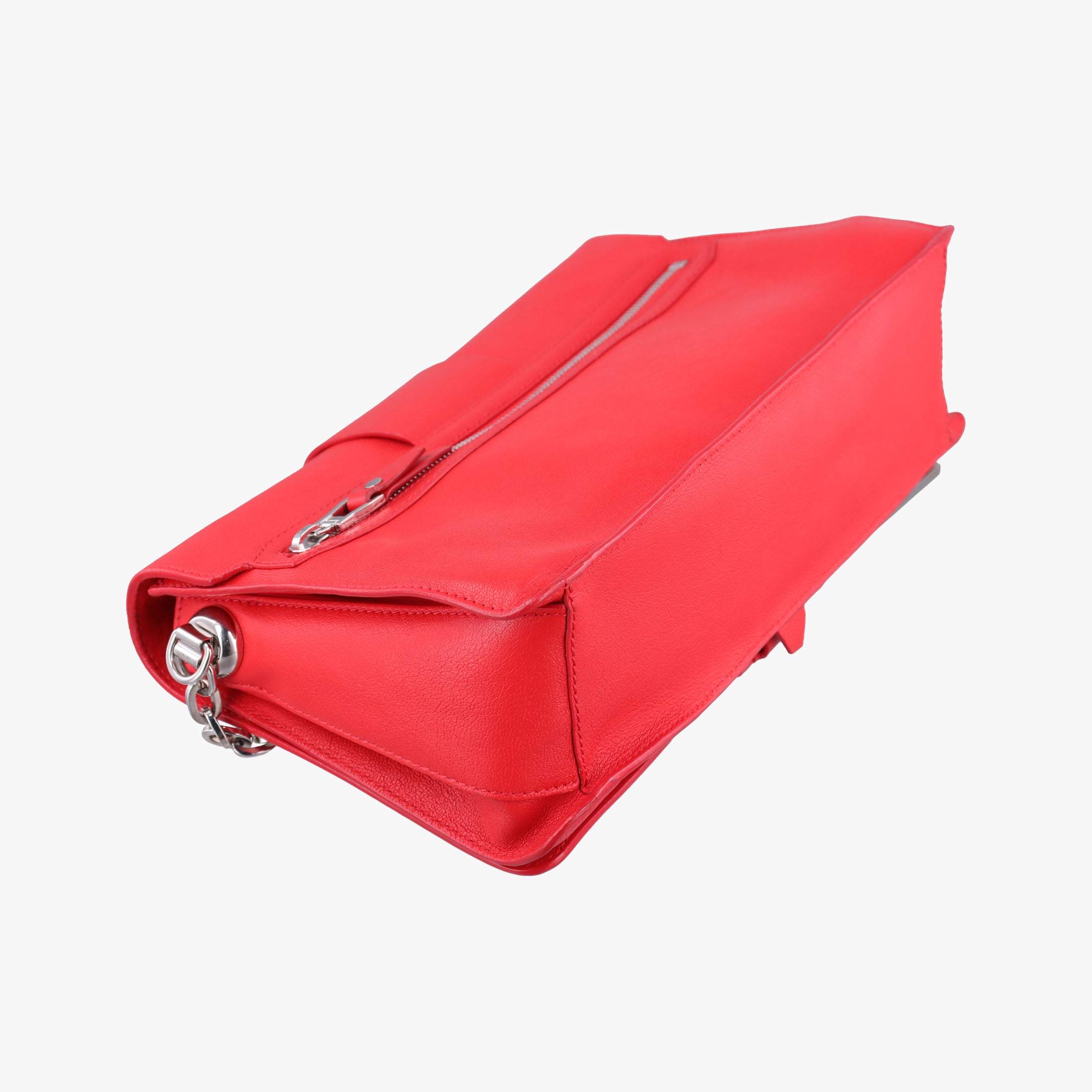 Pre-owned VERSACE Versace Borsa Stardvst Red leather  shoulderbag | stylenewstar