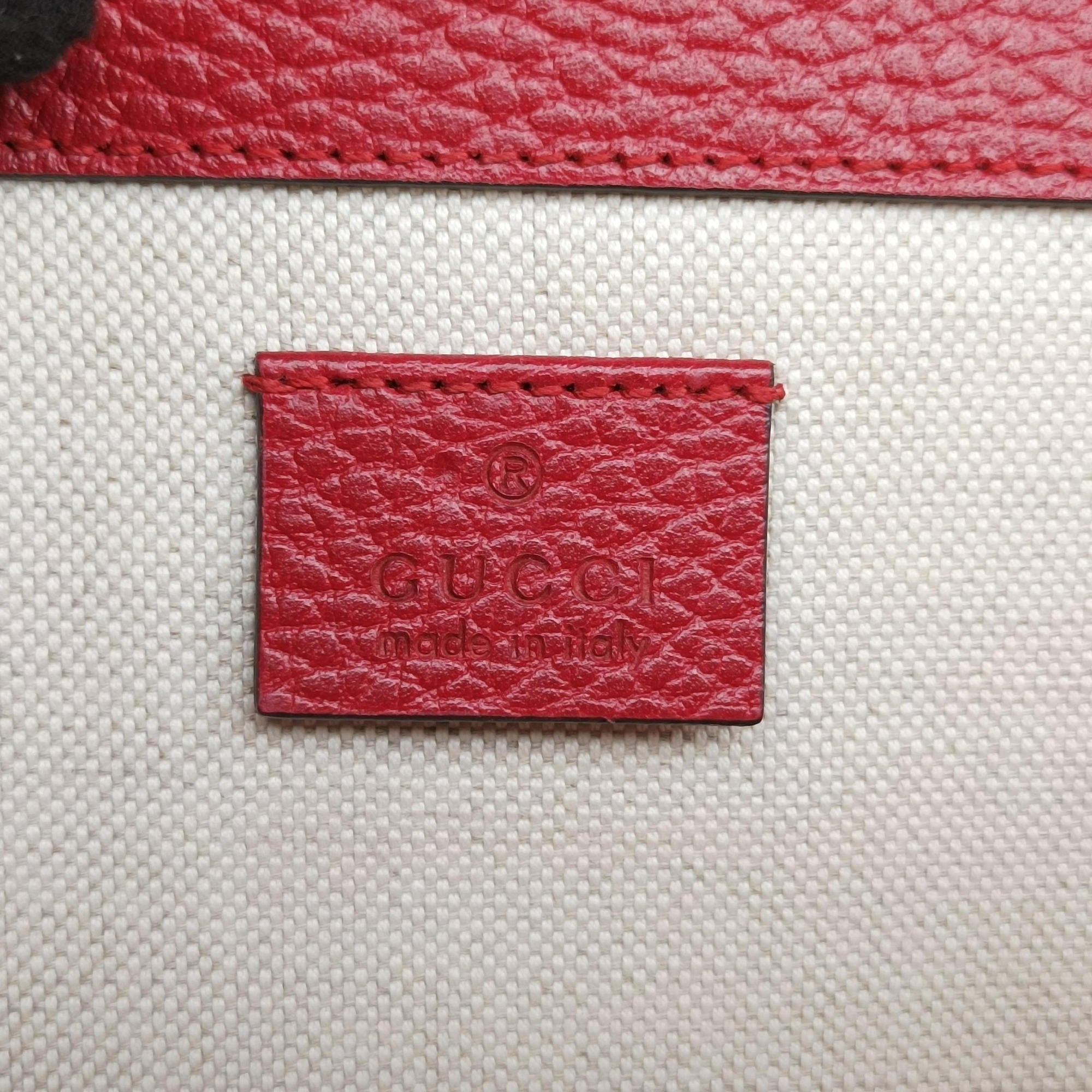 Pre-owned Gucci Dionysus Red Leather 400249 shoulderbag | stylenewstar