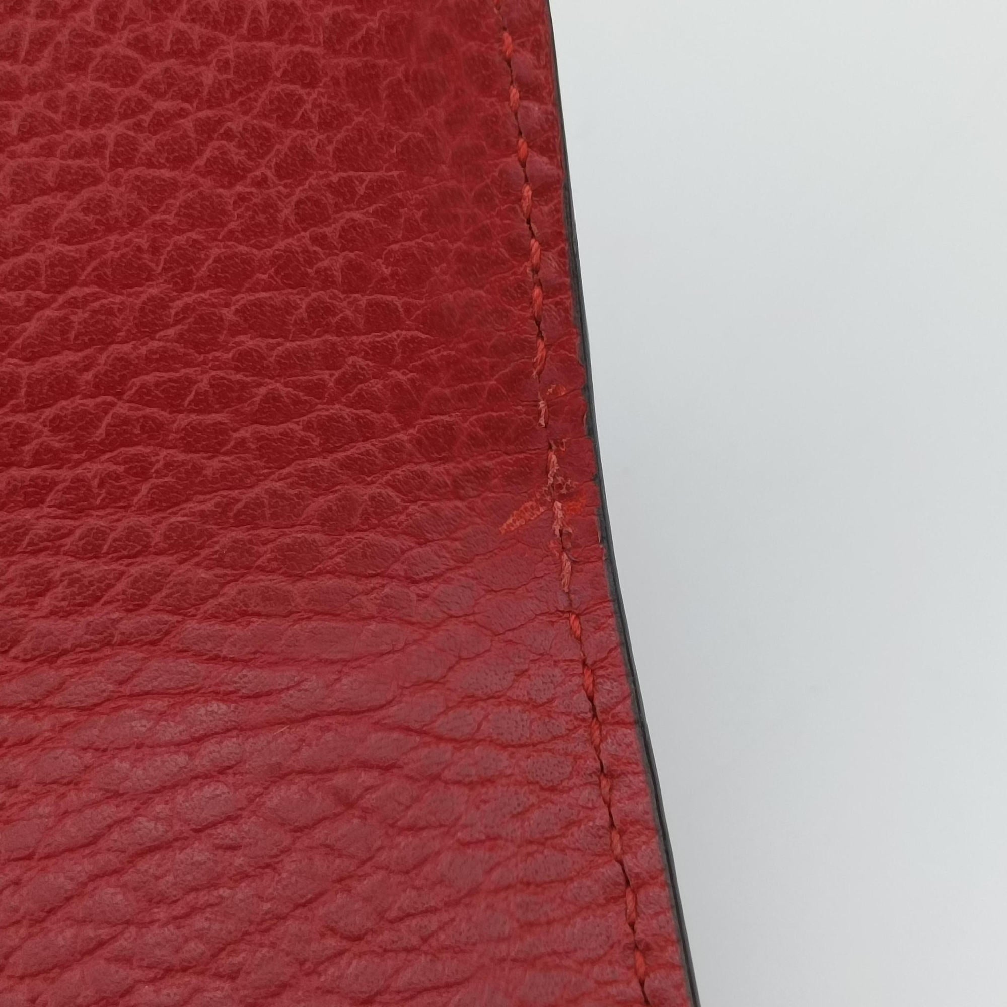 Pre-owned Gucci Dionysus Red Leather 400249 shoulderbag | stylenewstar