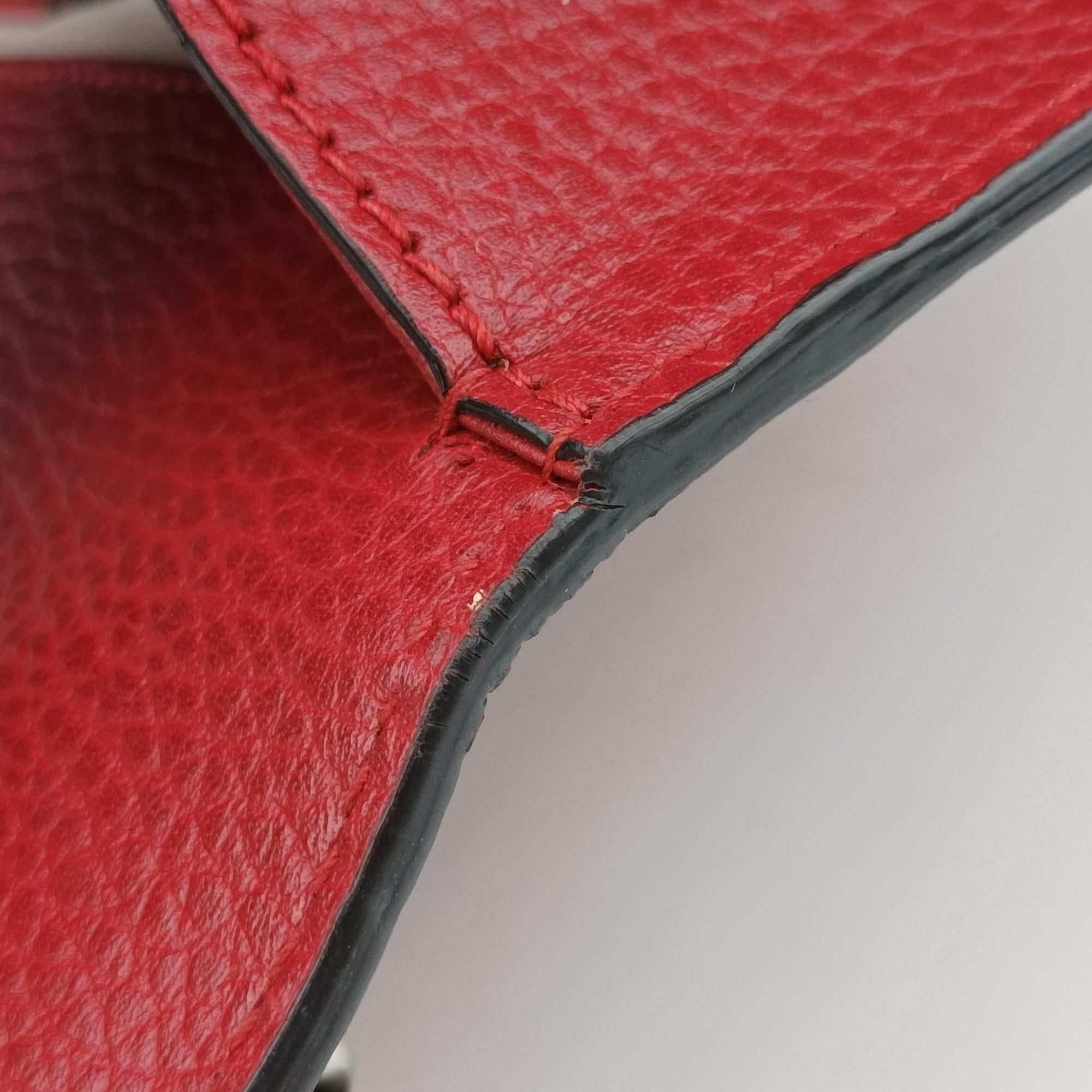 Pre-owned Gucci Dionysus Red Leather 400249 shoulderbag | stylenewstar