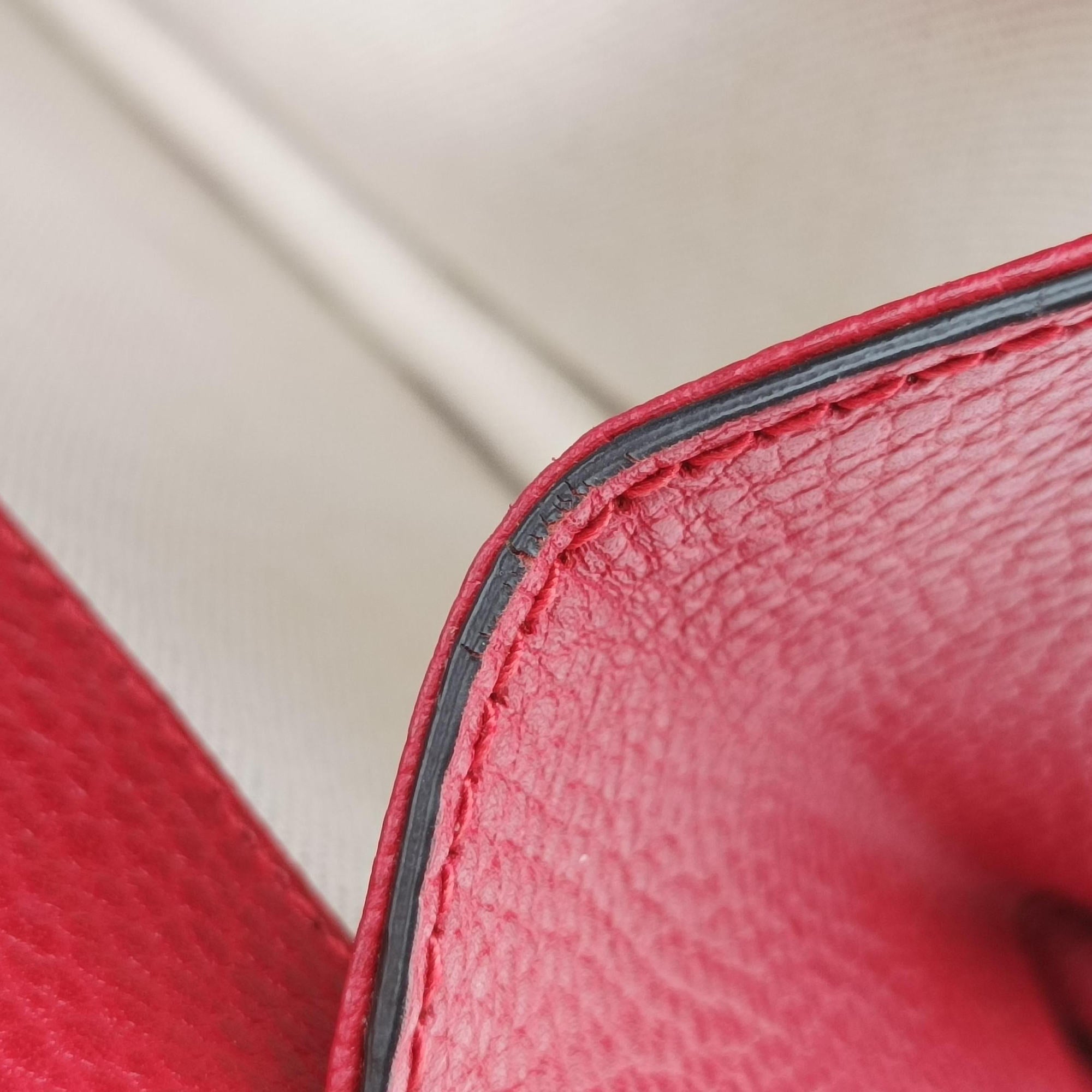 Pre-owned Gucci Dionysus Red Leather 400249 shoulderbag | stylenewstar