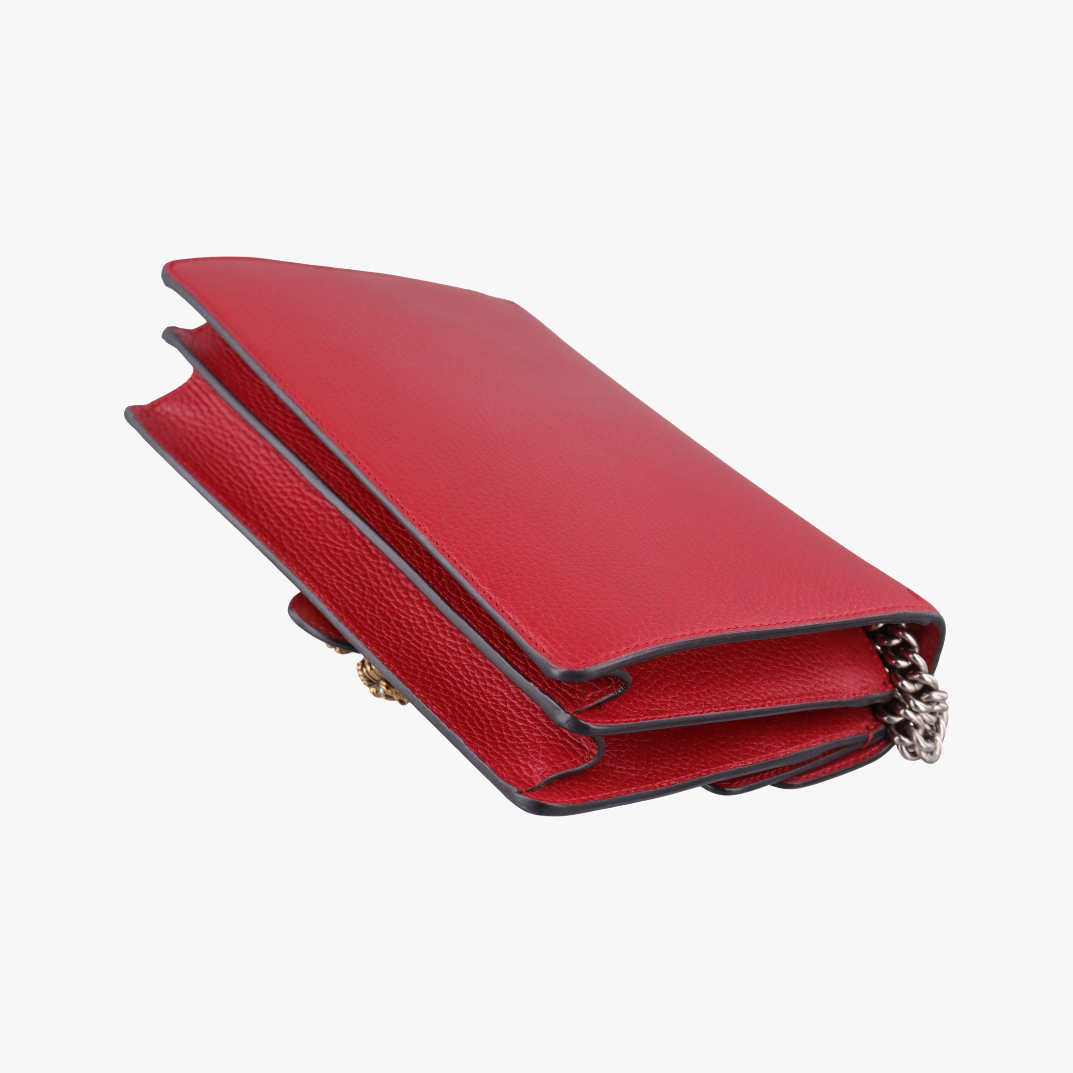 Pre-owned Gucci Dionysus Red Leather 400249 shoulderbag | stylenewstar