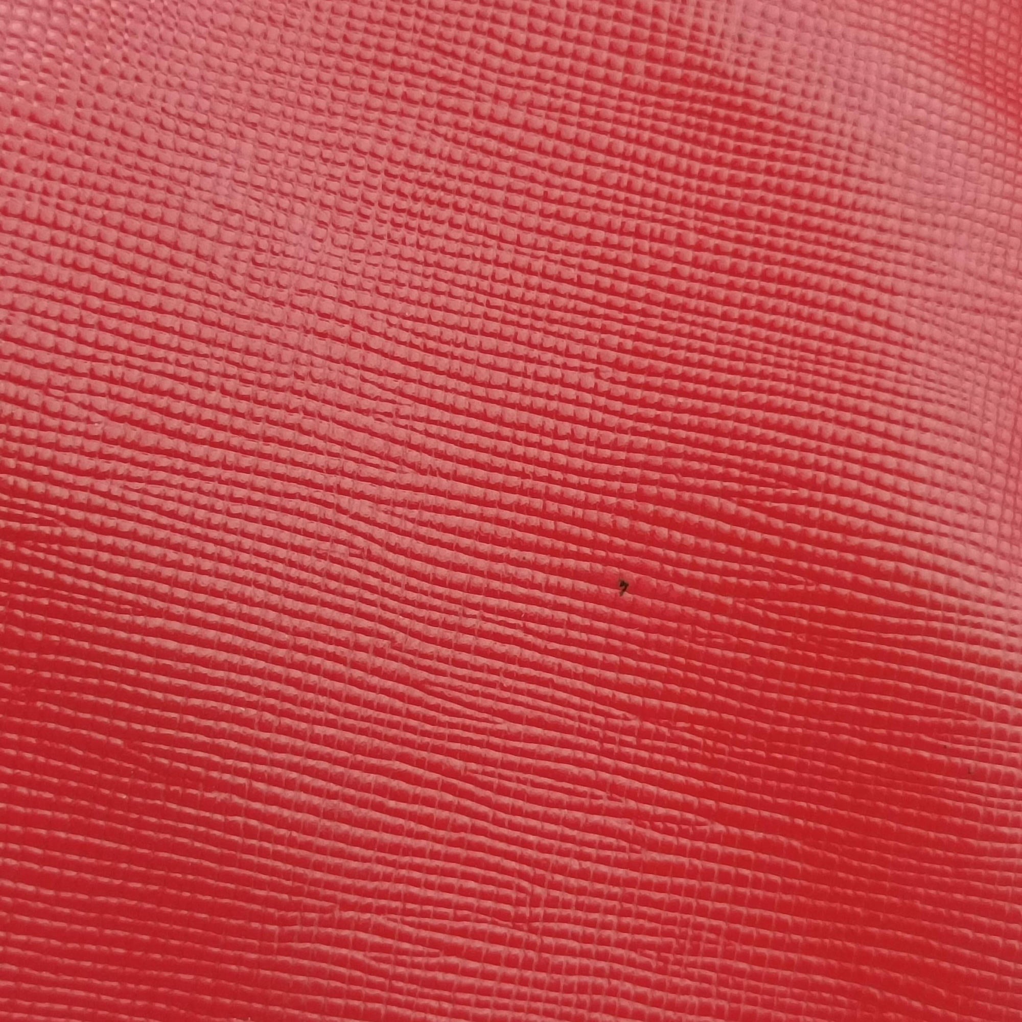 Vintage Prada Metal Wallet on Chain Cornflower Clutch Red Saffiano Leather 1MT290 shoulderbag | stylenewstar